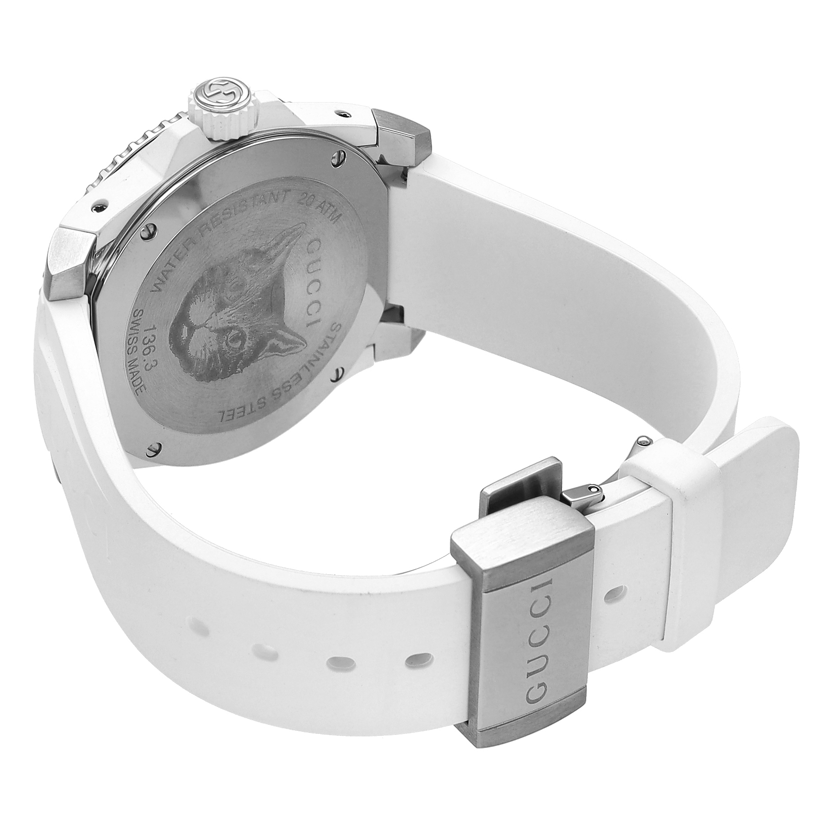 GUCCI グッチ DIVE ホワイト 高級腕時計 ブランド ユニセックス