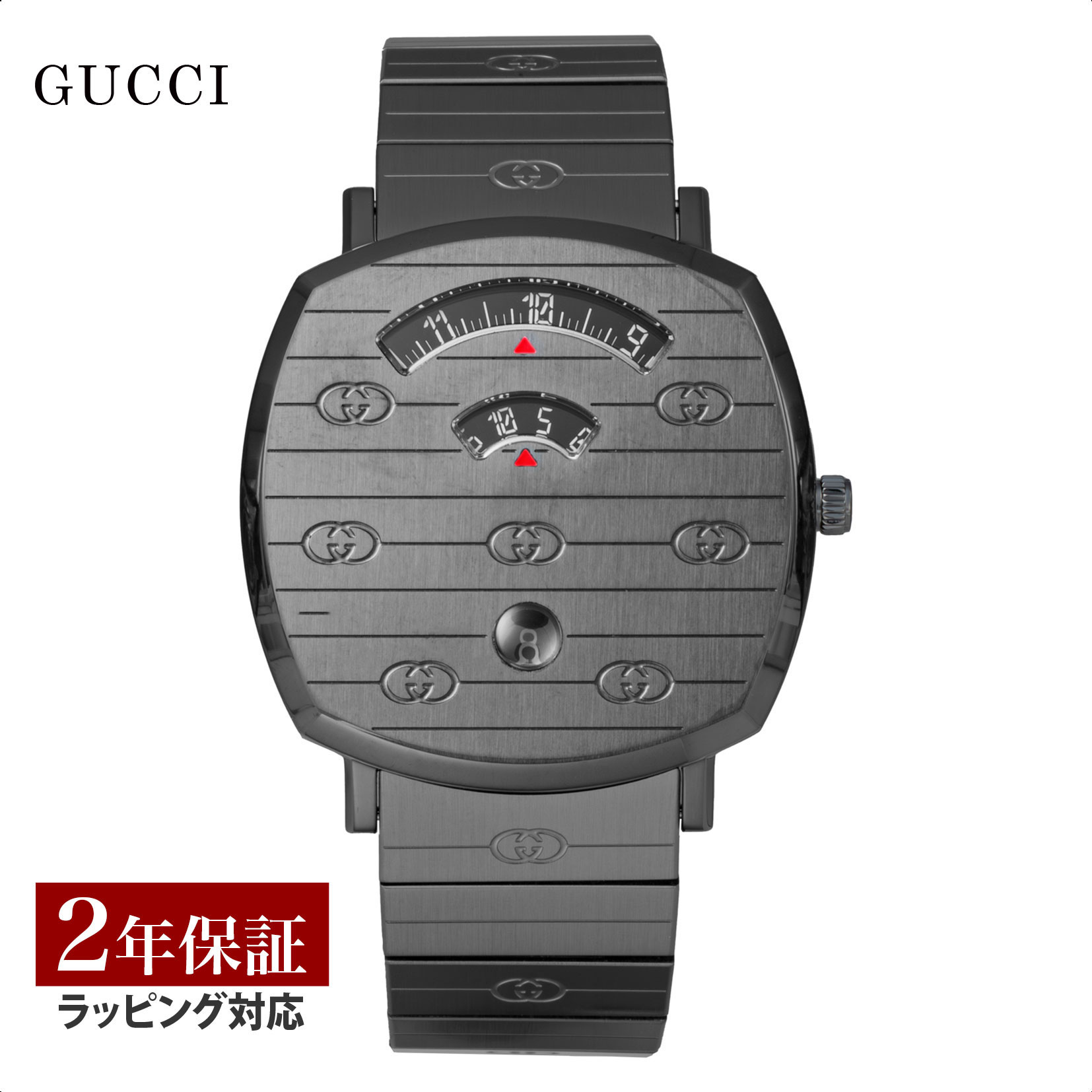 グッチ 腕時計 ユニセックス グリップ YA157301 (g-000997) グッチ グリップ クロノグラフ ユニセックス YA157301 |腕時計