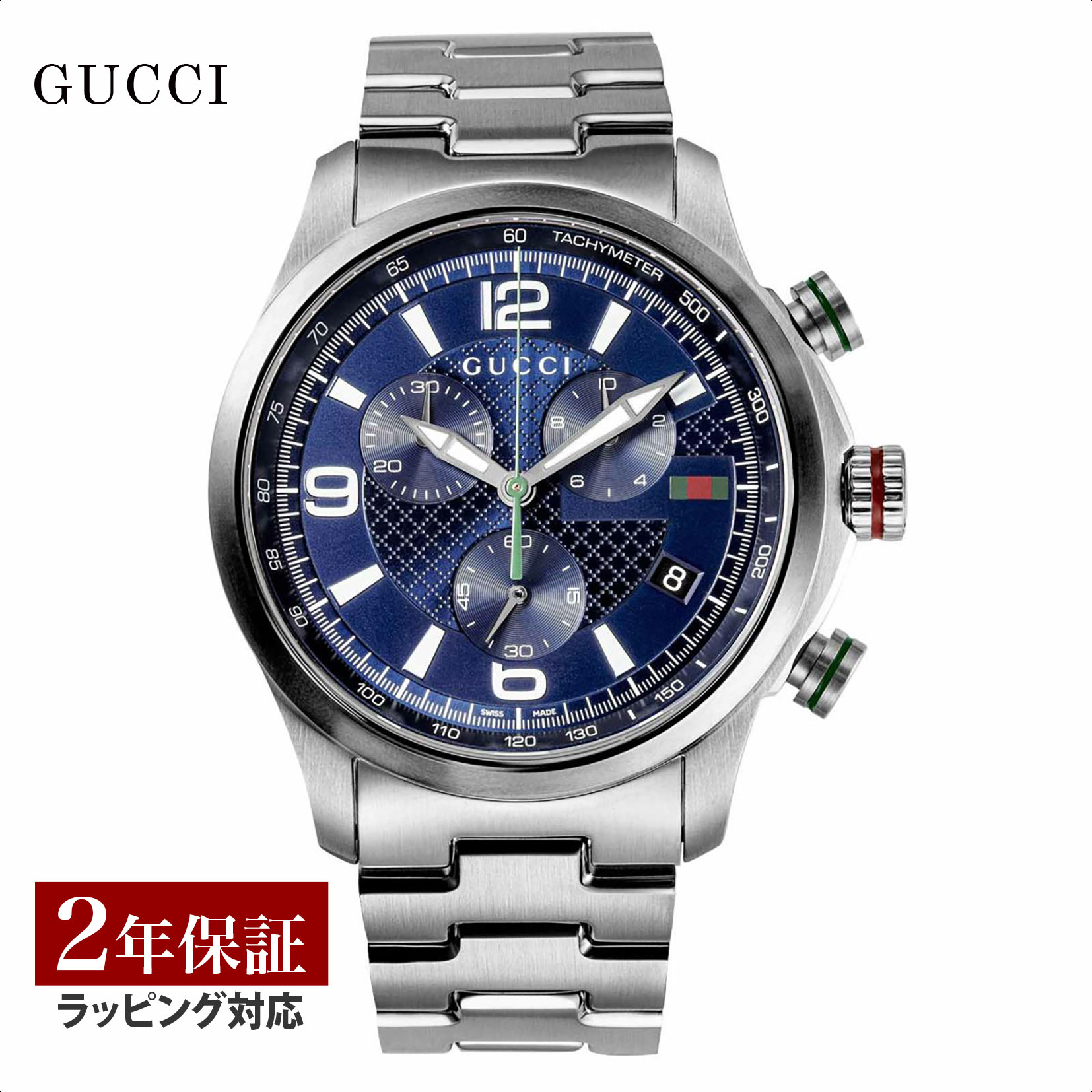 【NEW】GUCCI G-Timelessクロノ YA126289 メンズ 腕時計 グッチ G-タイムレス クロノ クロノグラフ メンズ YA126289