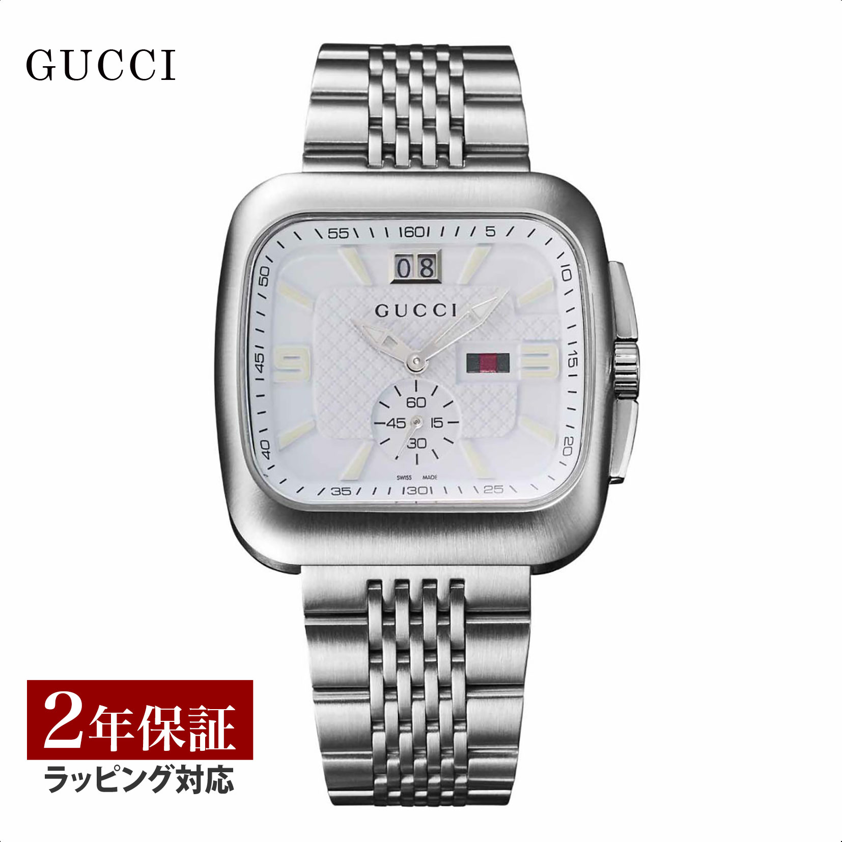 【本物新品保証】 楽天市場】グッチ GUCCI メンズ 時計 グッチクーペ クォーツ 時計