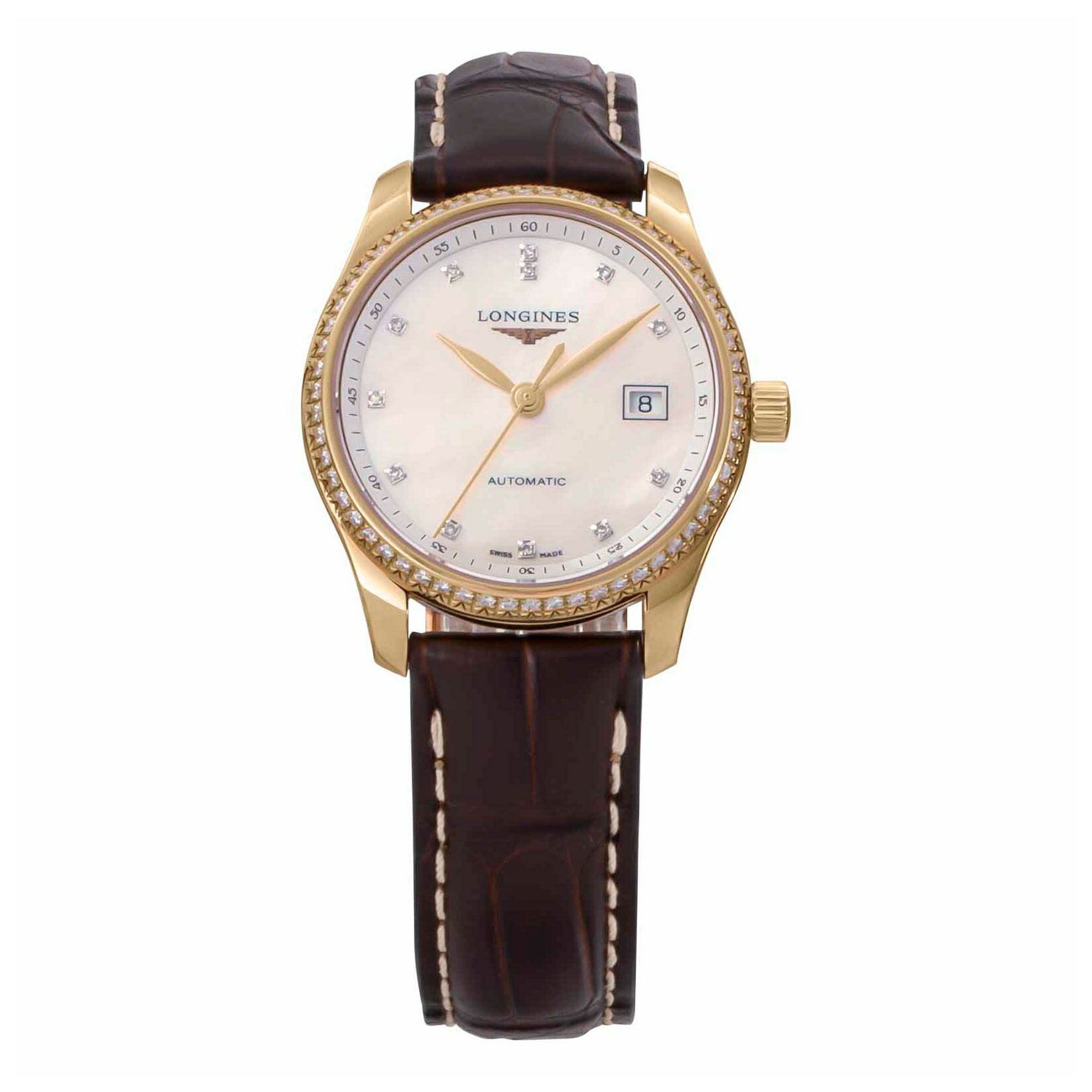 ロンジン LONGINES レディース 時計 マスターコレクション MASTER COLLECTION 自動巻 ホワイトパール L2.257.9.87.3 腕時計 高級腕時計 ブランド
