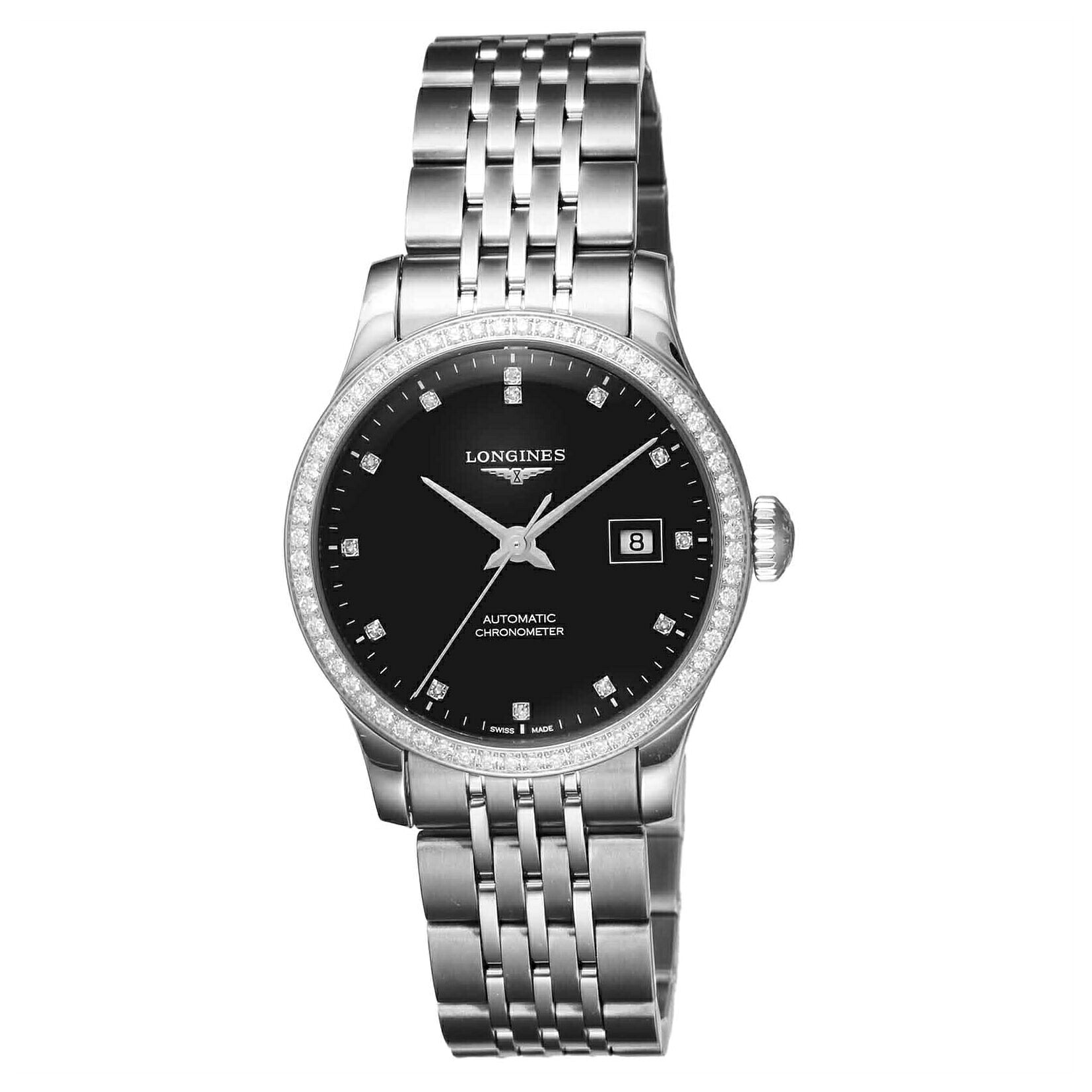 ロンジン LONGINES レディース 時計 レコード RECORD 自動巻 ブラック L2.321.0.57.6 腕時計 高級腕時計 ブランド