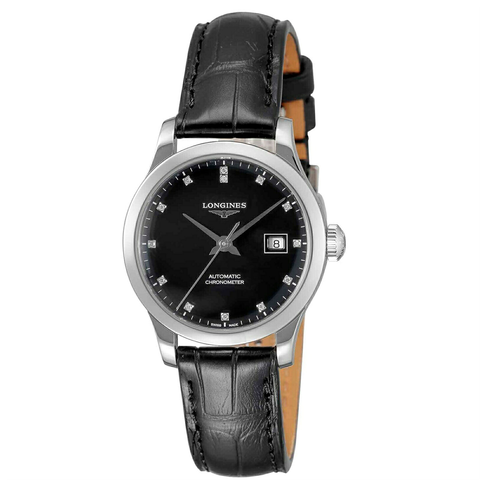 ロンジン LONGINES レディース 時計 レコード RECORD 自動巻 ブラック L2.321.4.57.2 腕時計 高級腕時計 ブランド