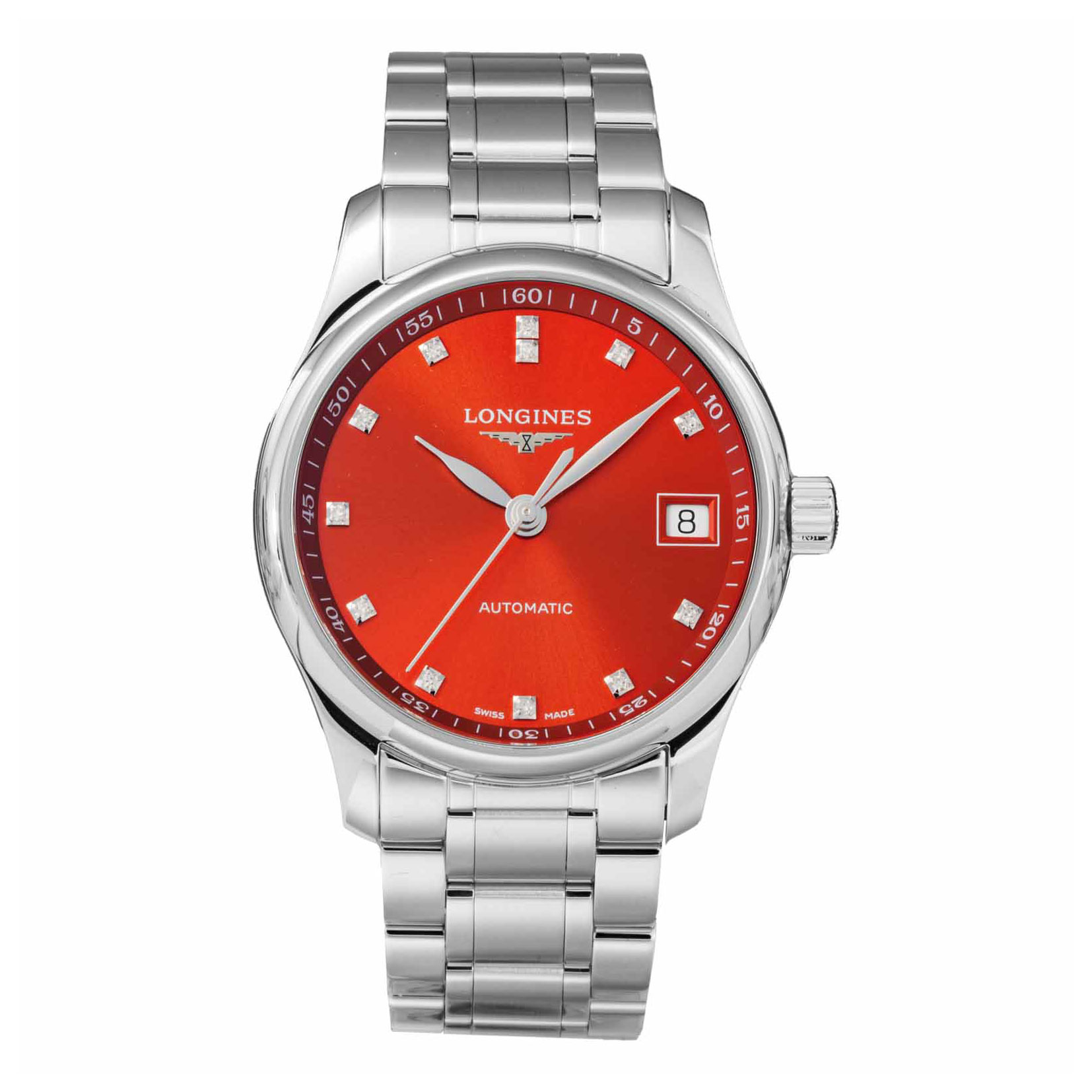 ロンジン LONGINES レディース 時計 マスターコレクション MASTER COLLECTION 自動巻 オレンジ L2.357.4.08.6 腕時計 高級腕時計 ブランド