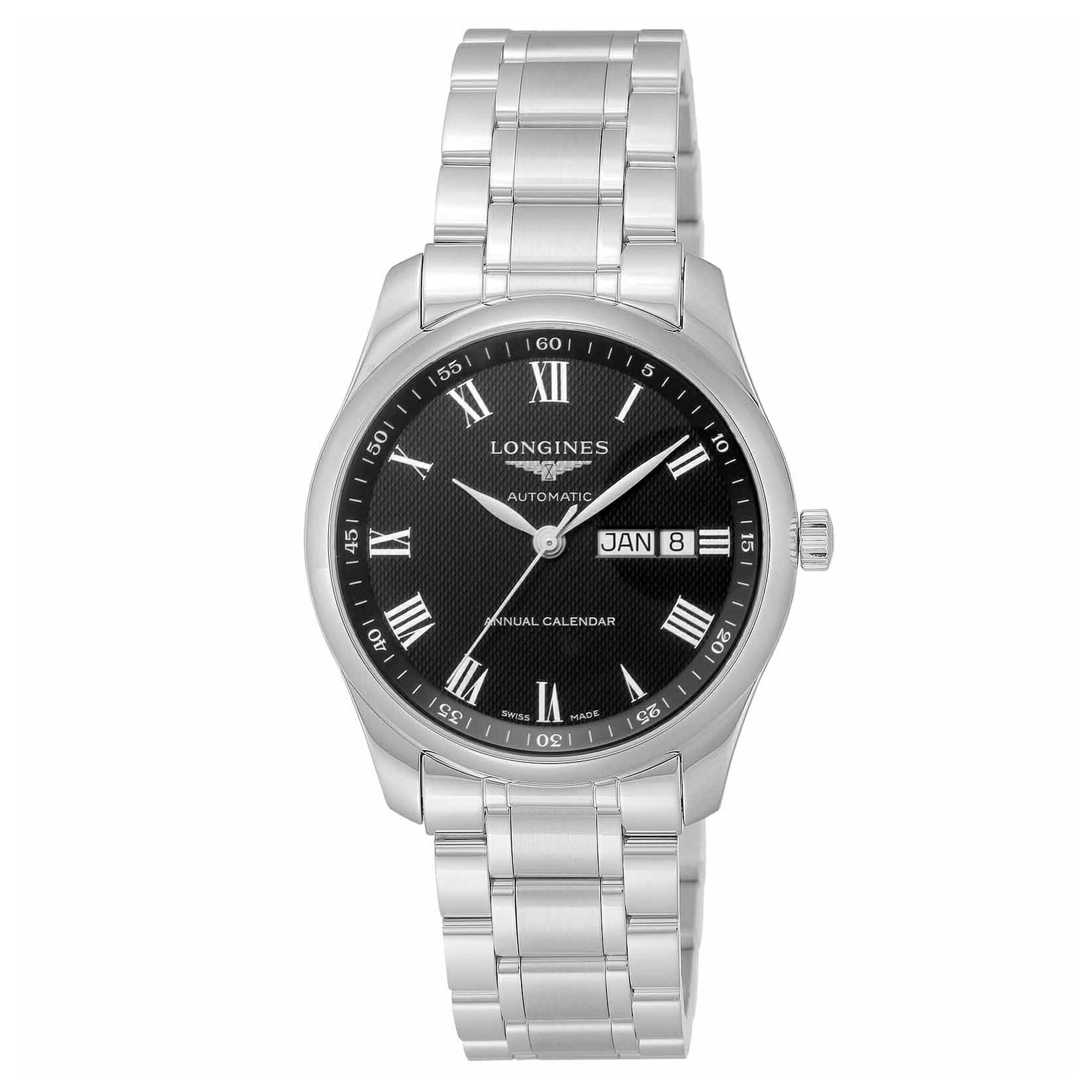 ロンジン LONGINES メンズ 時計 マスターコレクション MASTER COLLECTION 自動巻 ブラック L2.910.4.51.6 腕時計 高級腕時計 ブランド