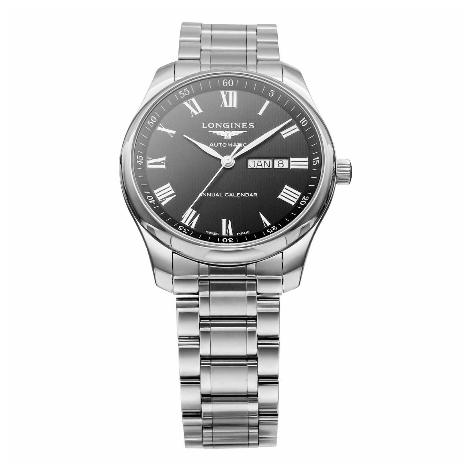 ロンジン LONGINES メンズ 時計 マスターコレクション MASTER COLLECTION 自動巻 ブラック L2.920.4.51.6 腕時計 高級腕時計 ブランド