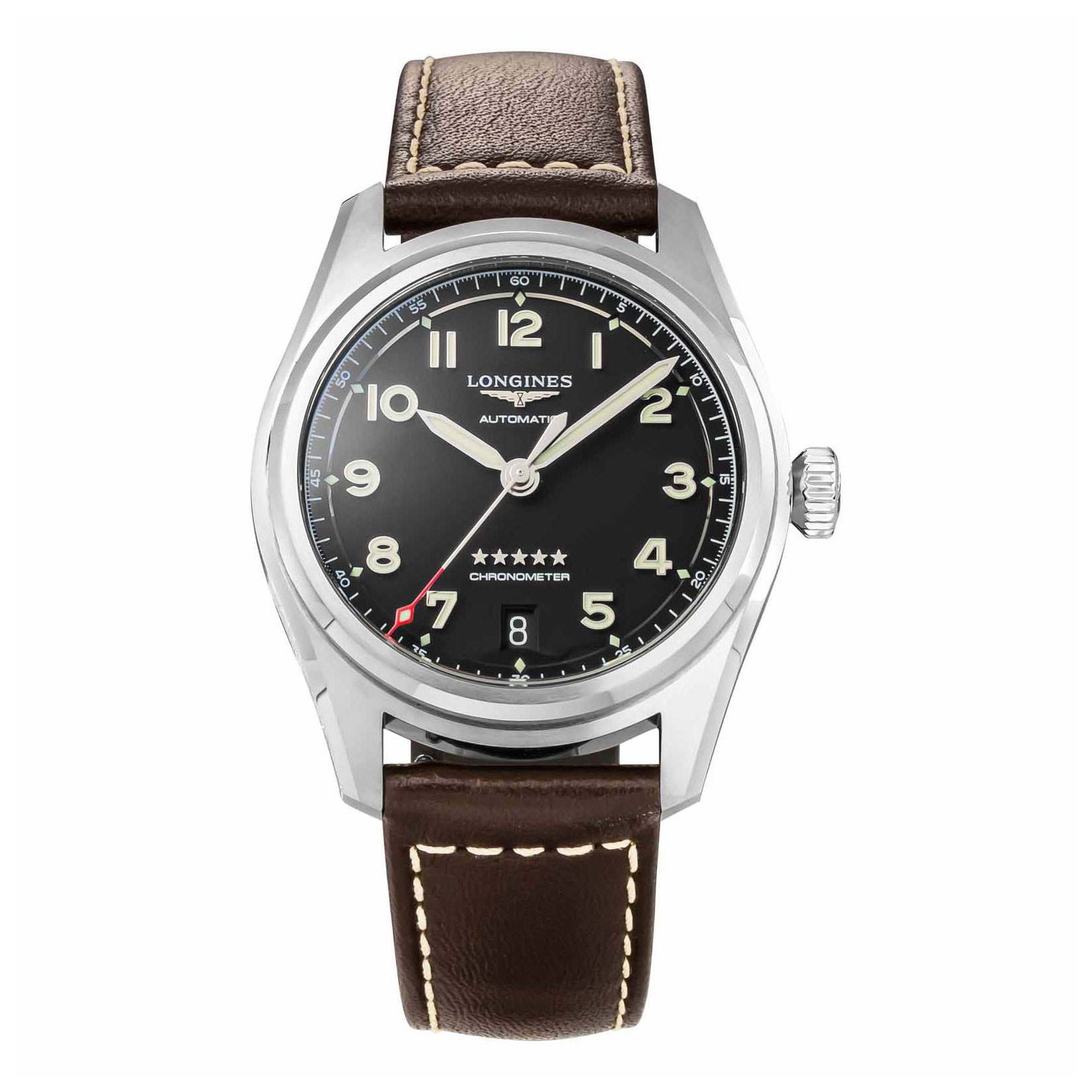 ロンジン LONGINES ユニセックス 時計 スピリット Spirit 自動巻 ブラック L3.410.4.53.0 腕時計 高級腕時計 ブランド