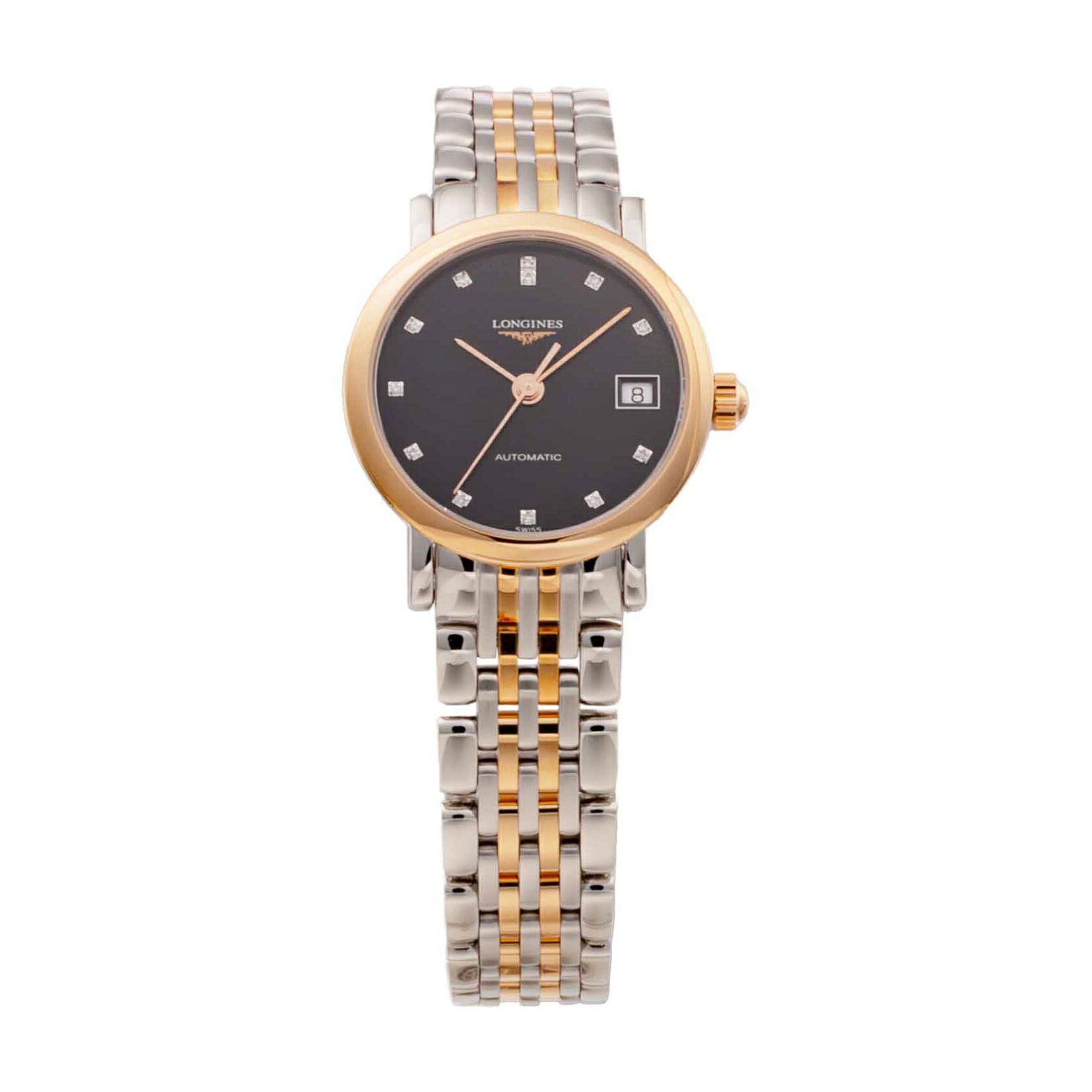 ロンジン LONGINES レディース 時計 エレガント ELEGANT 自動巻 ブラック L4.309.5.57.7 腕時計 高級腕時計 ブランド