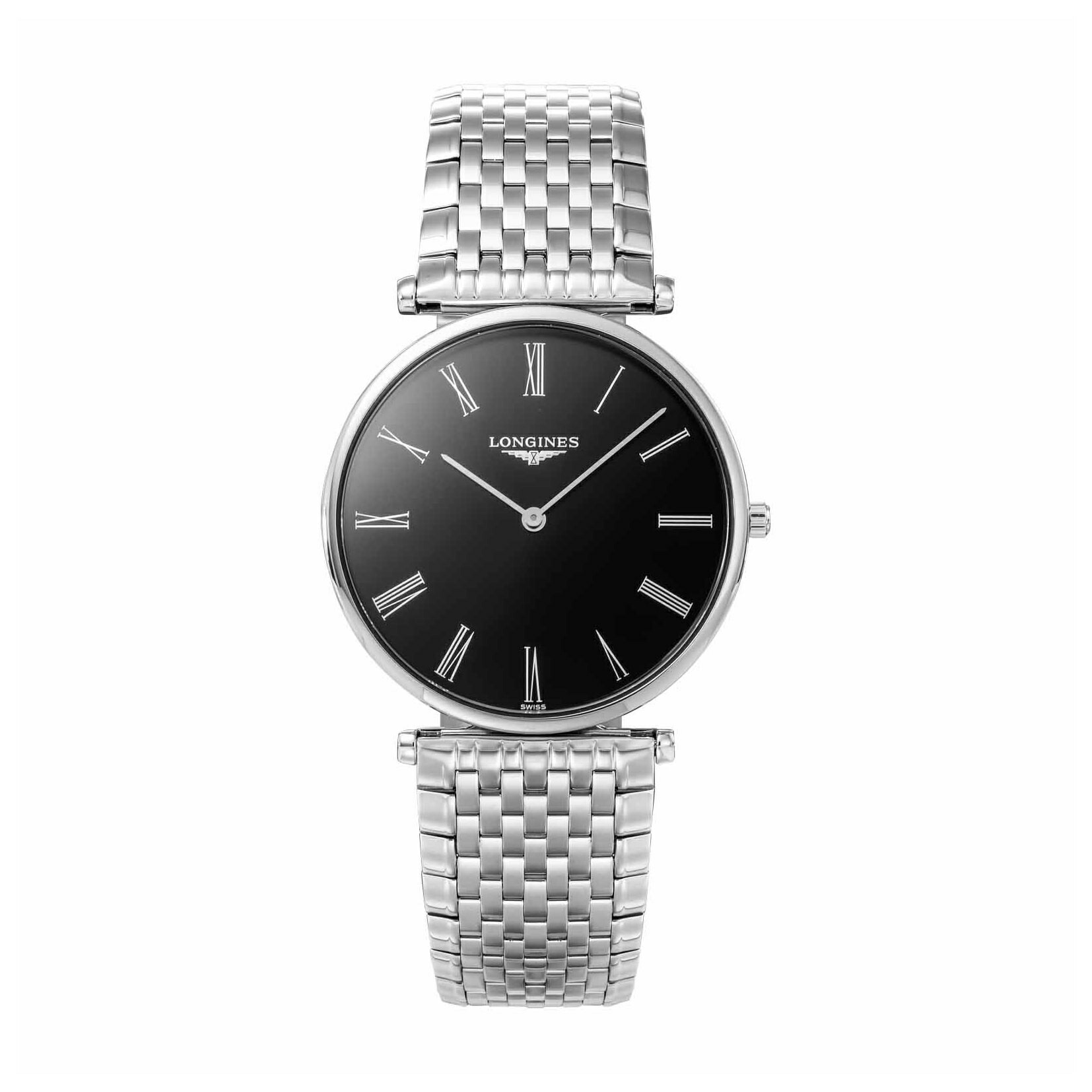ロンジン LONGINES メンズ 時計 グランクラシック LA GRANDE CLASSIQUE クォーツ ブラック L4.755.4.51.6 腕時計 高級腕時計 ブランド
