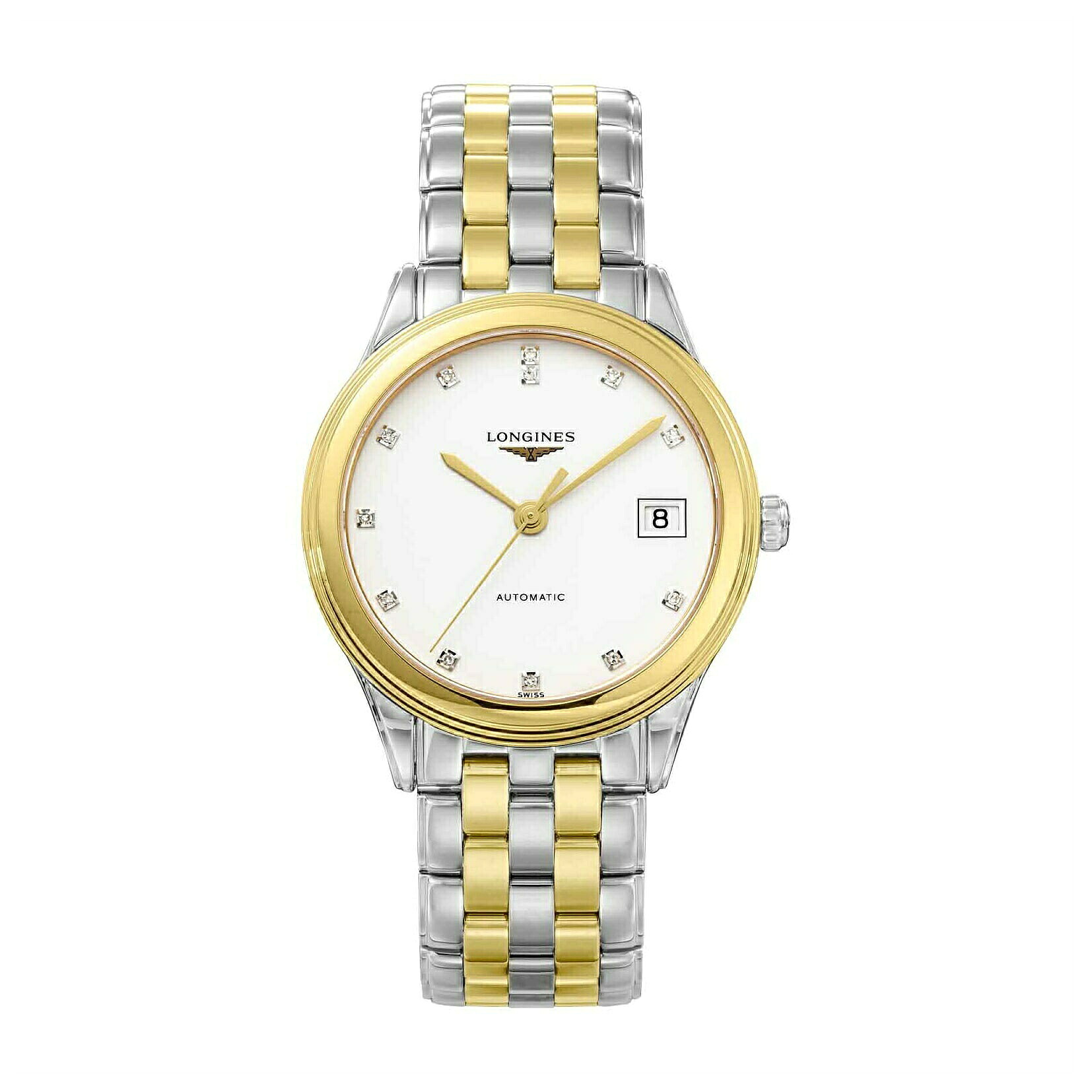 \エントリーで全品ポイント10倍/ ロンジン LONGINES メンズ 時計 フラッグシップ FLAGSHIP 自動巻 ホワイト L4.774.3.27.7 腕時計 高級腕時計 ブランド|U-collection