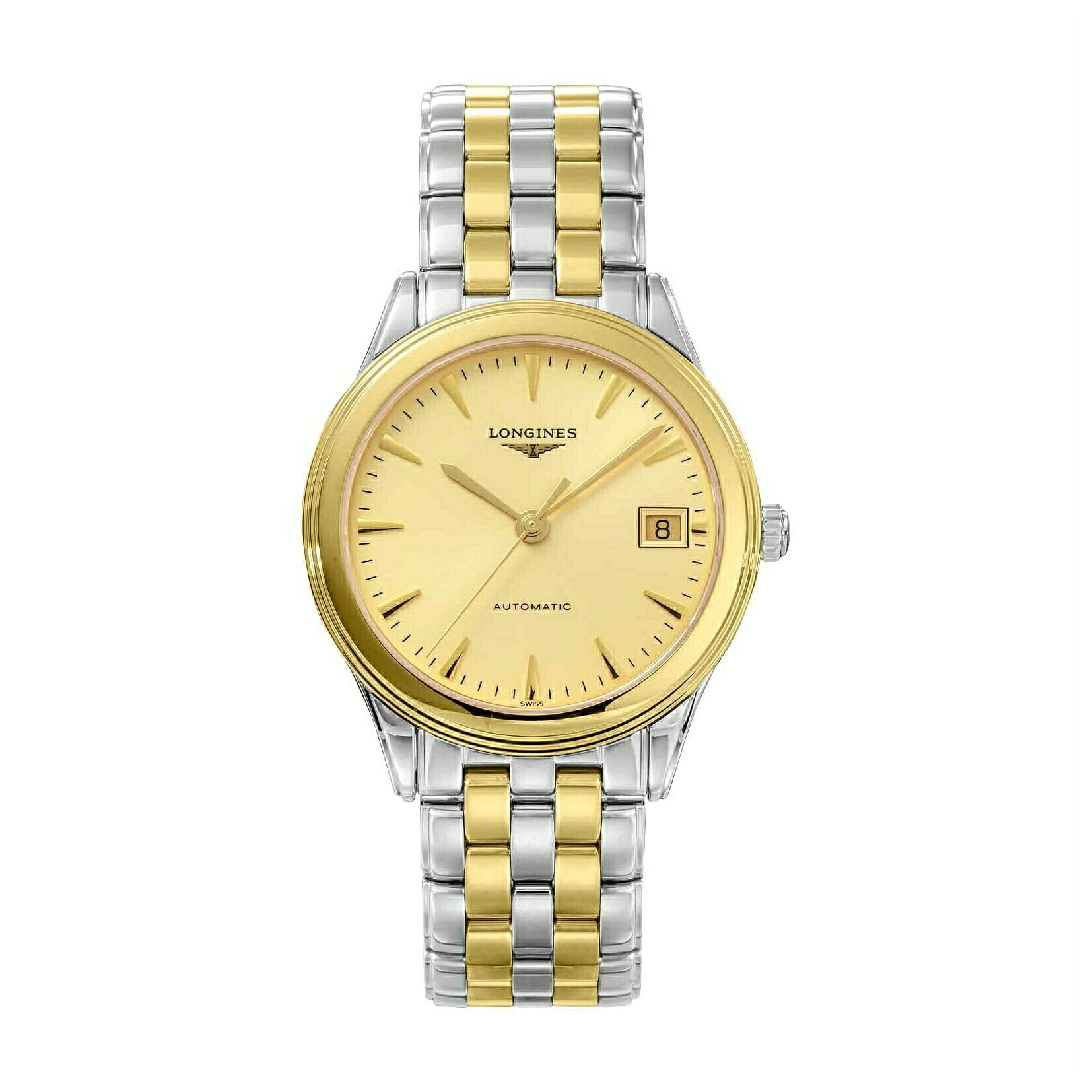 \エントリーで全品ポイント10倍/ ロンジン LONGINES メンズ 時計 フラッグシップ FLAGSHIP 自動巻 ゴールド L4.774.3.32.7 腕時計 高級腕時計 ブランド|U-collection