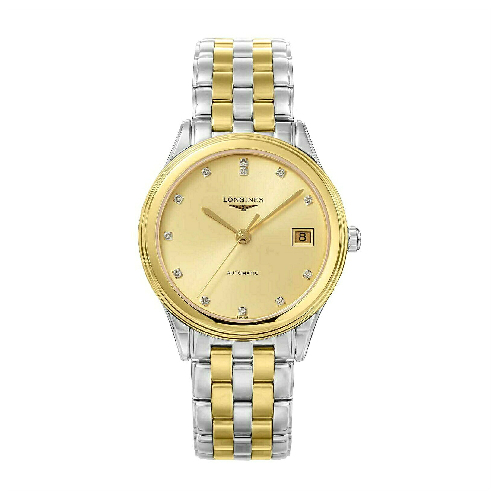 \エントリーで全品ポイント10倍/ ロンジン LONGINES メンズ 時計 フラッグシップ FLAGSHIP 自動巻 ゴールド L4.774.3.37.7 腕時計 高級腕時計 ブランド|U-collection