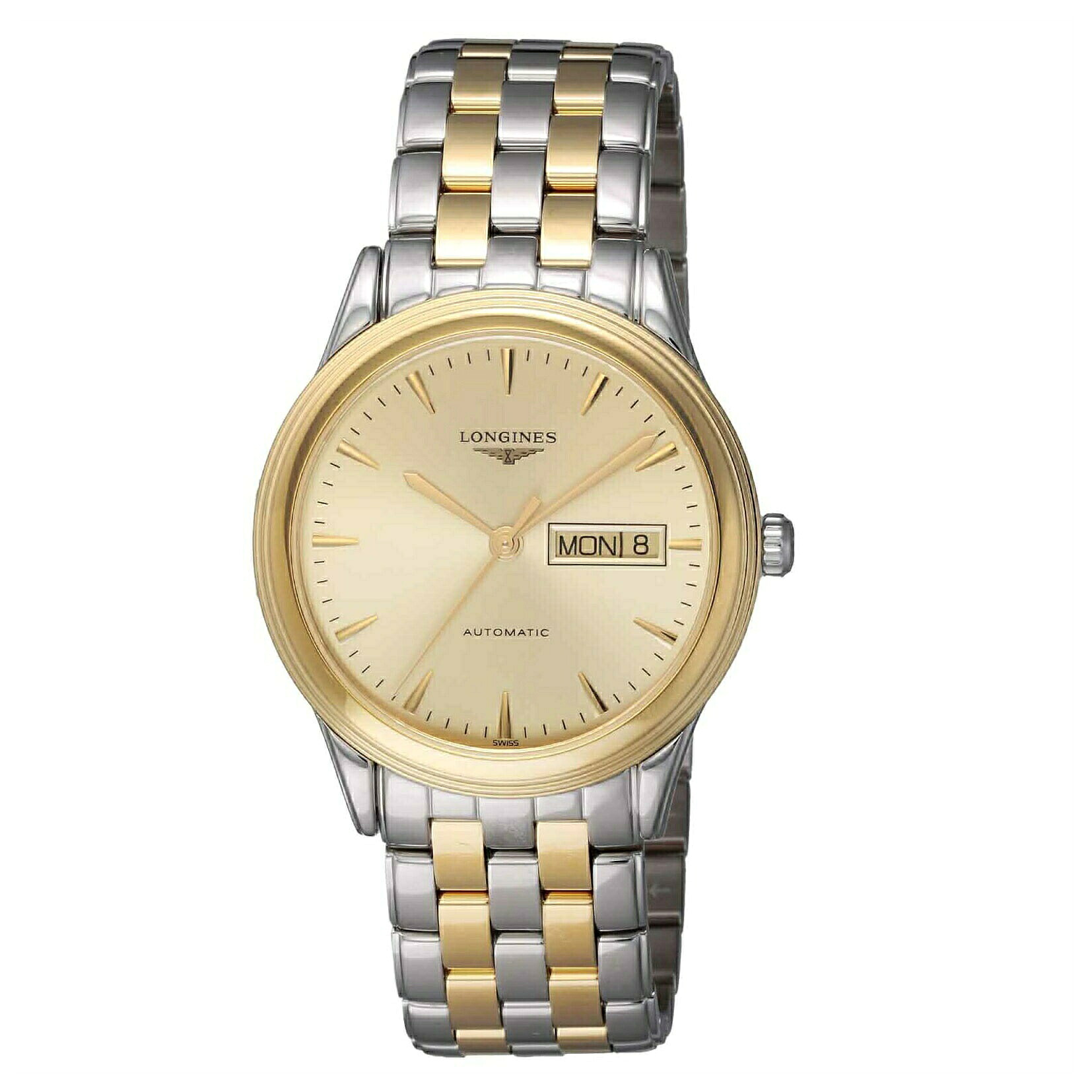 ＼エントリーで全品ポイント10倍／ ロンジン LONGINES メンズ 時計 フラッグシップ FLAGSHIP 自動巻 イエローゴールド L4.899.3.32.7 腕時計 高級腕時計 ブランド｜U-collection