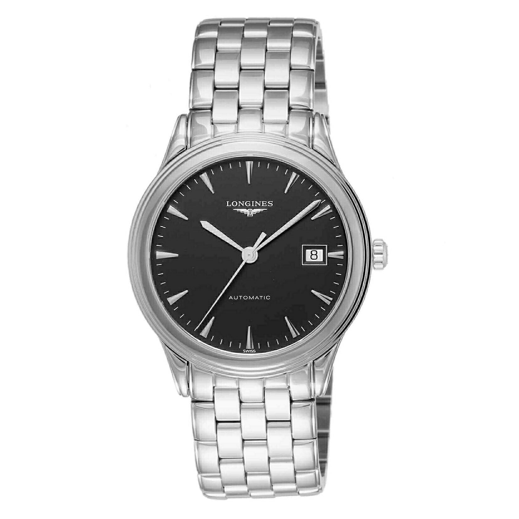 ＼エントリーで全品ポイント10倍／ ロンジン LONGINES メンズ 時計 フラッグシップ FLAGSHIP 自動巻 ブラック L4.974.4.52.6 腕時計 高級腕時計 ブランド｜U-collection