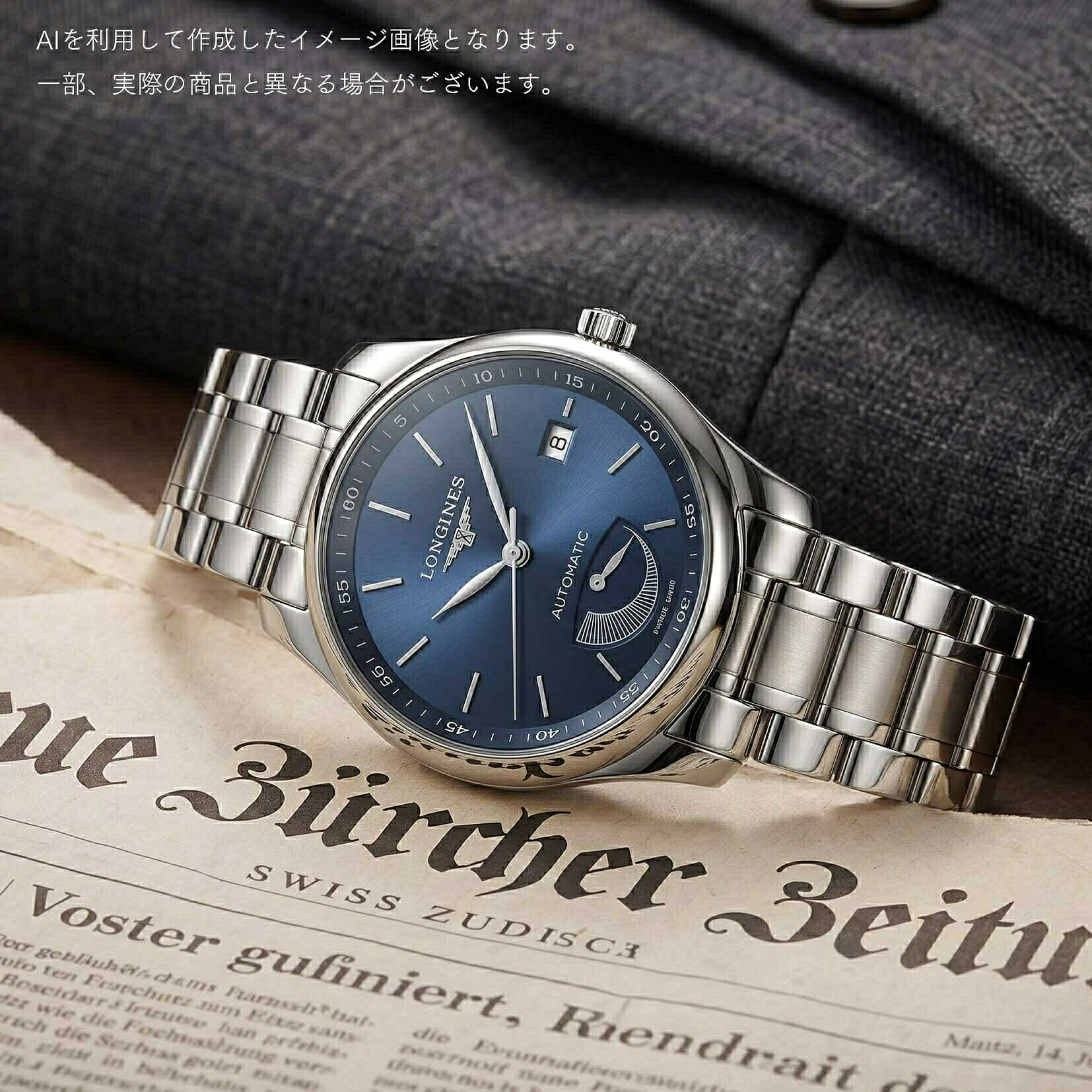 \エントリーで全品ポイント10倍/ ロンジン LONGINES メンズ 時計 マスターコレクション MASTER COLLECTION 自動巻 ブルー L2.908.4.92.6 腕時計 高級腕時計 ブランド|U-collection
