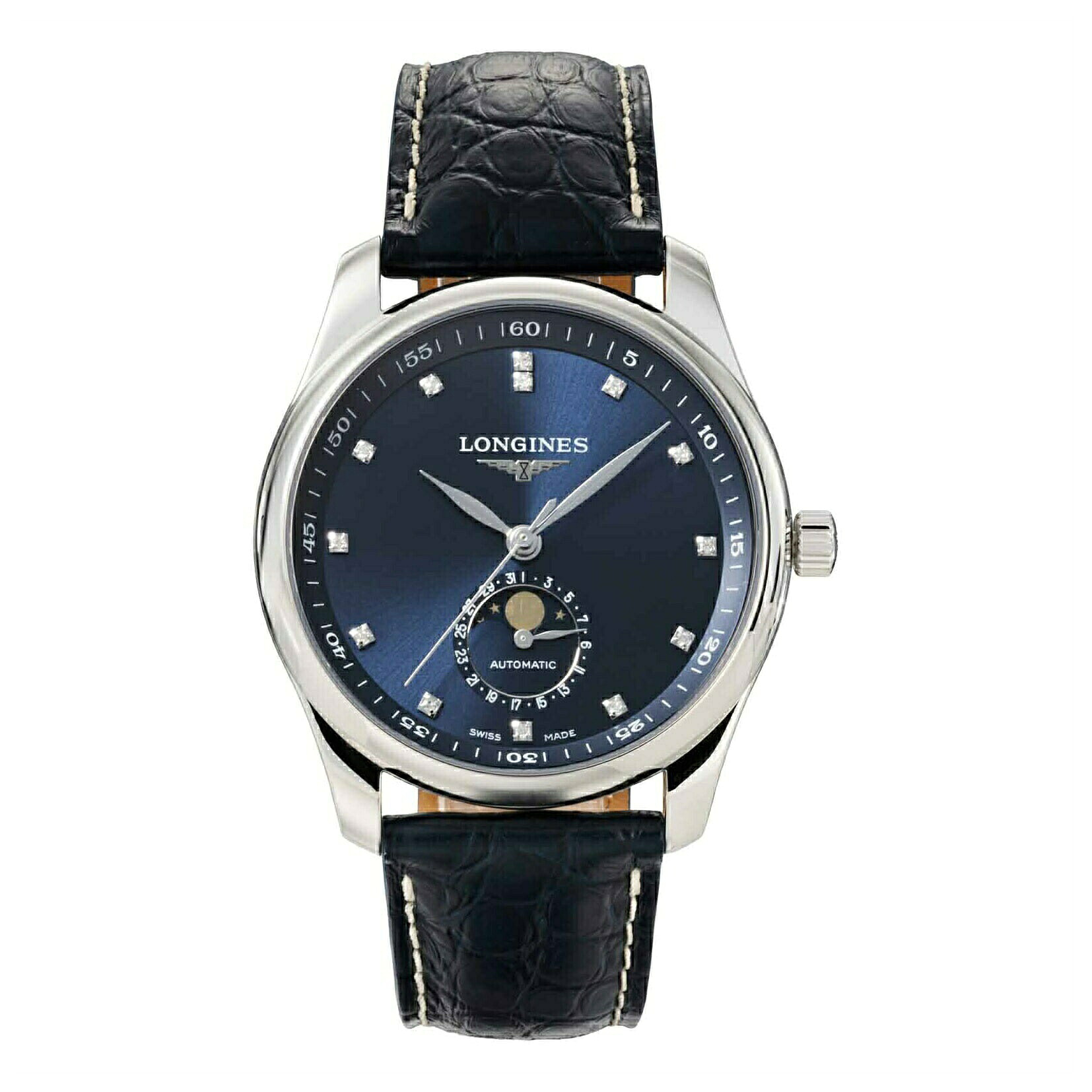 \エントリーで全品ポイント10倍/ ロンジン LONGINES メンズ 時計 マスターコレクション MASTER COLLECTION 自動巻 ブルー L2.909.4.97.0 腕時計 高級腕時計 ブランド|U-collection