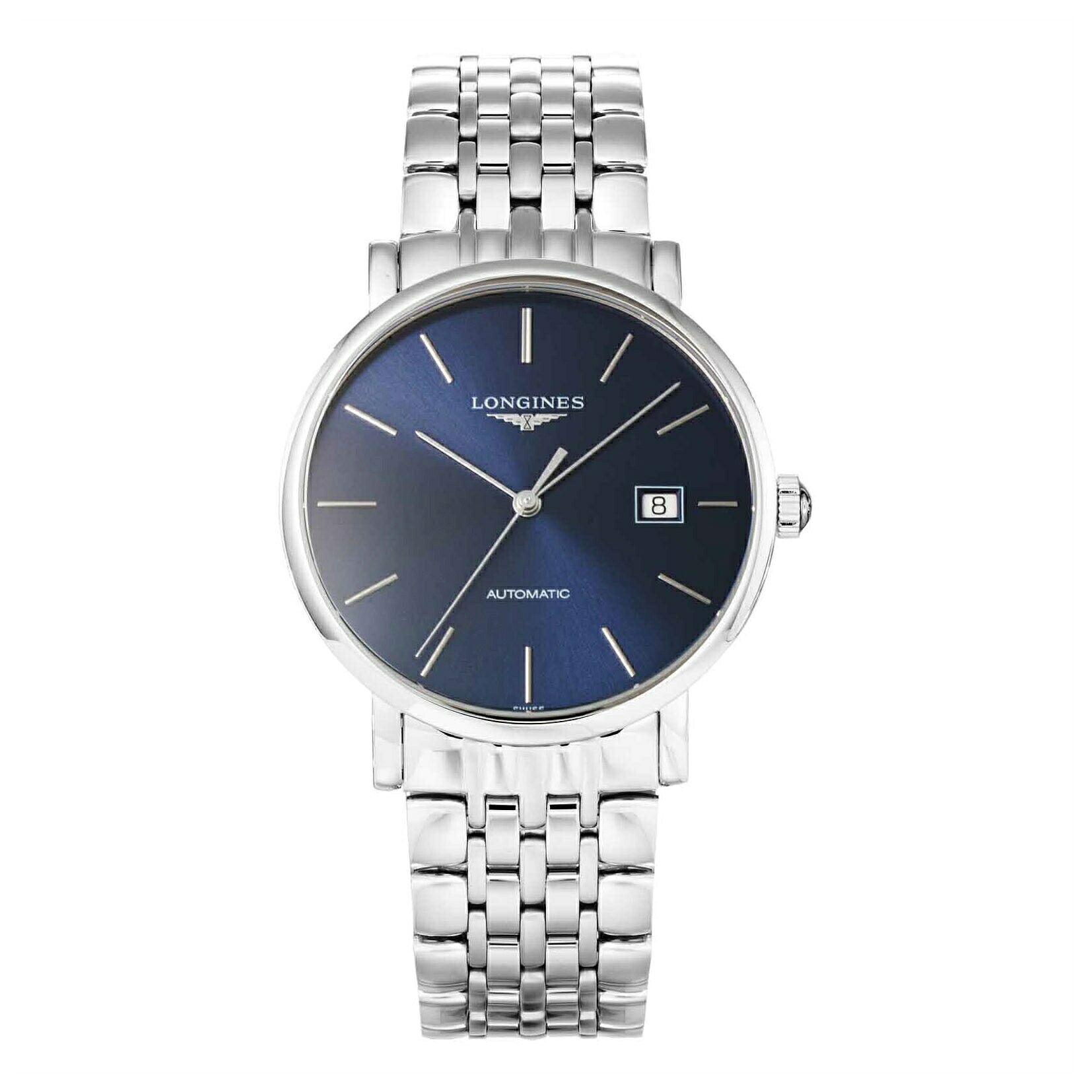 \エントリーで全品ポイント10倍/ ロンジン LONGINES メンズ 時計 エレガント ELEGANT 自動巻 ネイビー L4.910.4.92.6 腕時計 高級腕時計 ブランド|U-collection