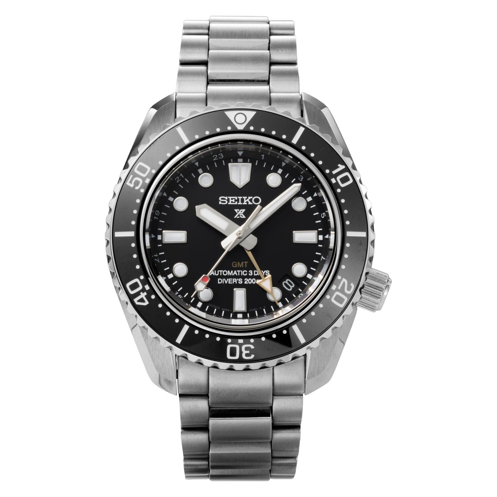 【中古 美品】SEIKO メンズ ブラック メンズ 自動巻き セイコー 腕時計 106,700円