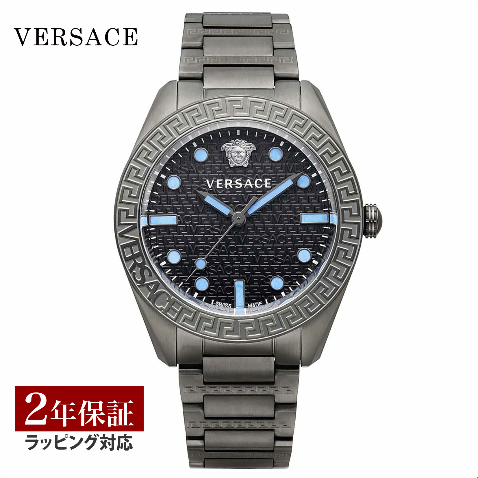 VERSACE ヴェルサーチェ Vレース デュアルタイム クォーツ 腕時計 VERSACE ヴェルサーチェ ヴェルサーチ メンズ 時計 V-RACE