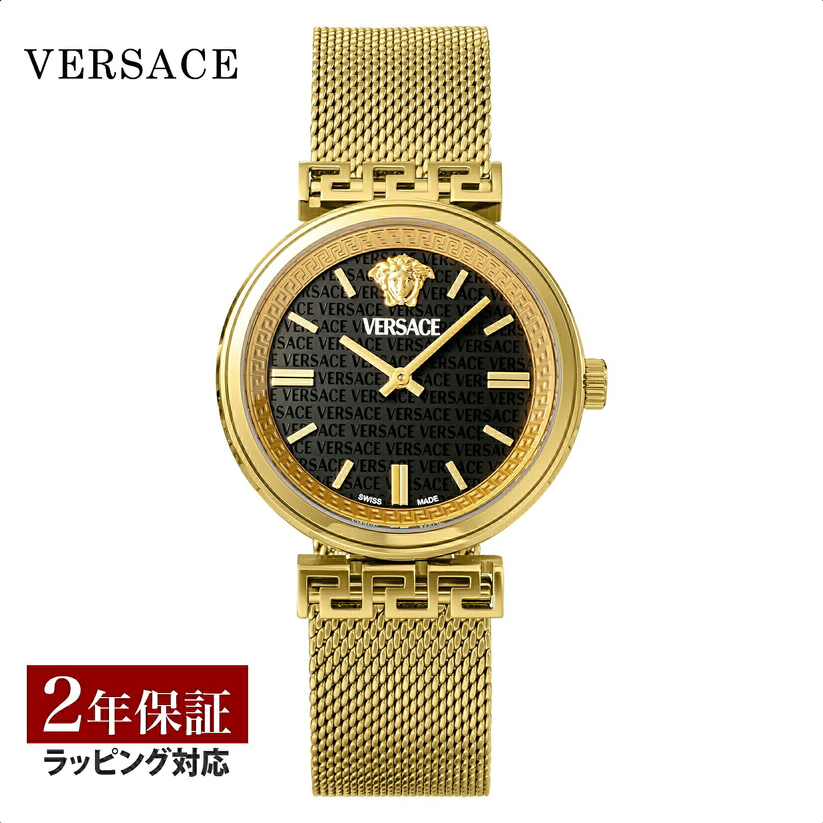 \エントリーで全品ポイント10倍/ ヴェルサーチェ VERSACE レディース 時計 ミトス Mythos クォーツ ブラック VETCA0724 腕時計 高級腕時計 ブランド|U-collection