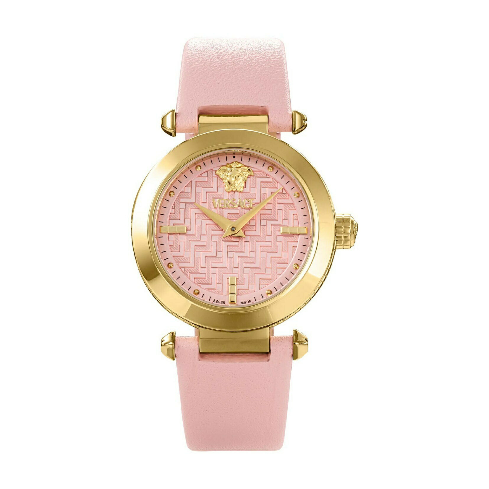 ヴェルサーチェ VERSACE レディース 時計 ヴェルサーチェグリーク VERSACE GREEK クォーツ ピンク VE5B00125 腕時計 高級腕時計 ブランド