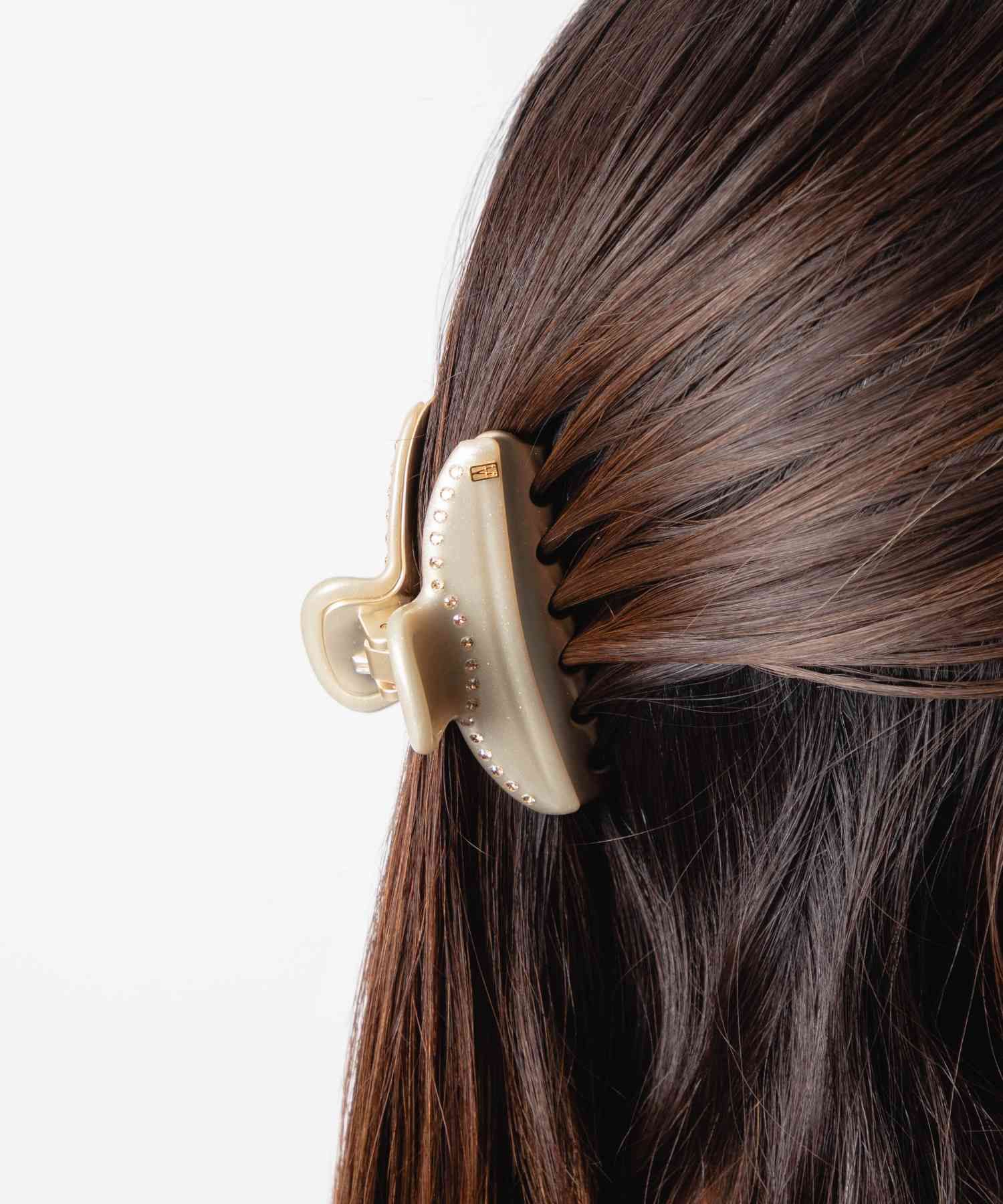 アレクサンドルドゥパリ ALEXANDRE DE PARIS ICCM-15571-03 ヘアーアクセサリー レディース アクセサリー ヴァンドームクリップ VENDOME CLIP Mサイズ ヘアクリップ 髪留め スワロフスキークリスタル 7.5cm ミディアムヘアスタイル ギフト プレゼント 祝い 記念 女性 全14色