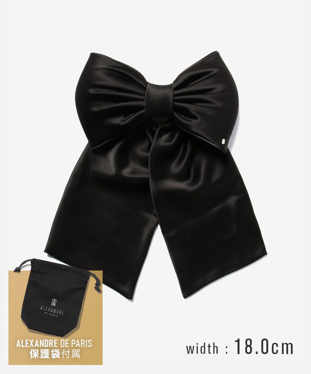 アレクサンドルドゥパリ ALEXANDRE DE PARIS TIMELESS タイムレス バレッタ TA8-12T-P24 リボン サテン レディース ヘアアクセサリー