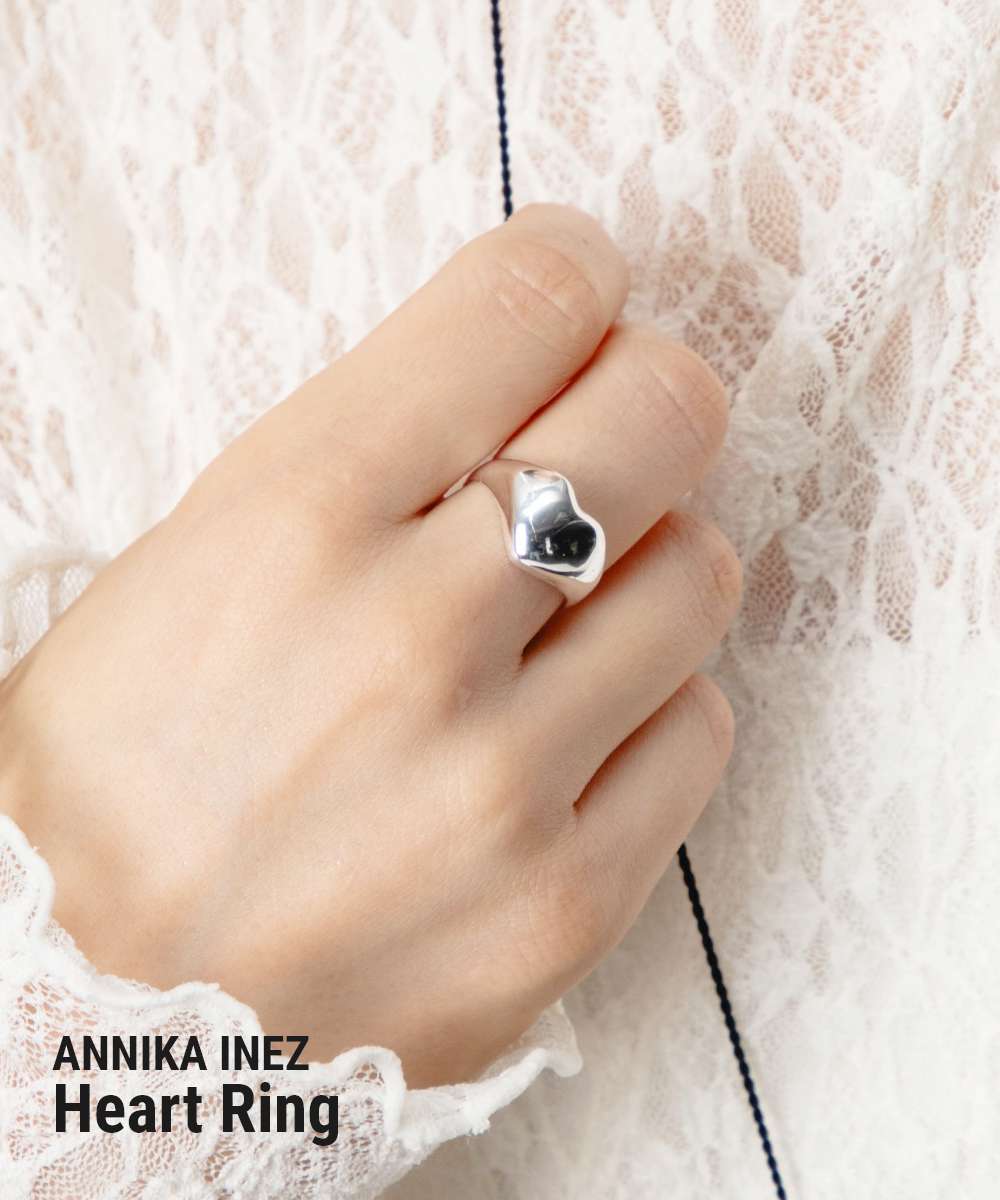 ANNIKA INEZ Mother of pearl heart ring R157 SML リング アニカイネズ ANNIKA INEZ アニカイネズ ANNIKA INEZ Mother of