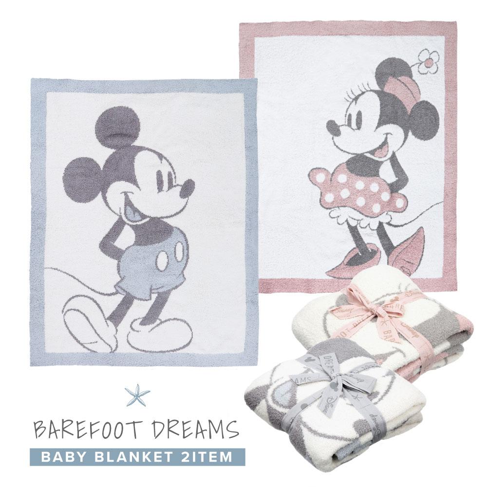 ベアフットドリームス Barefoot Dreams ケット 毛布 ヴィンテージ そと 手触 ひざ掛け ミニー パディ口腔 ウォルトディズニー Disney 子供 グッズ 孩児 赤ん坊 音物 贈り物 おお祭 白さ 涅色 ピンク Dnbcc1027 1026 Gullane Com Br