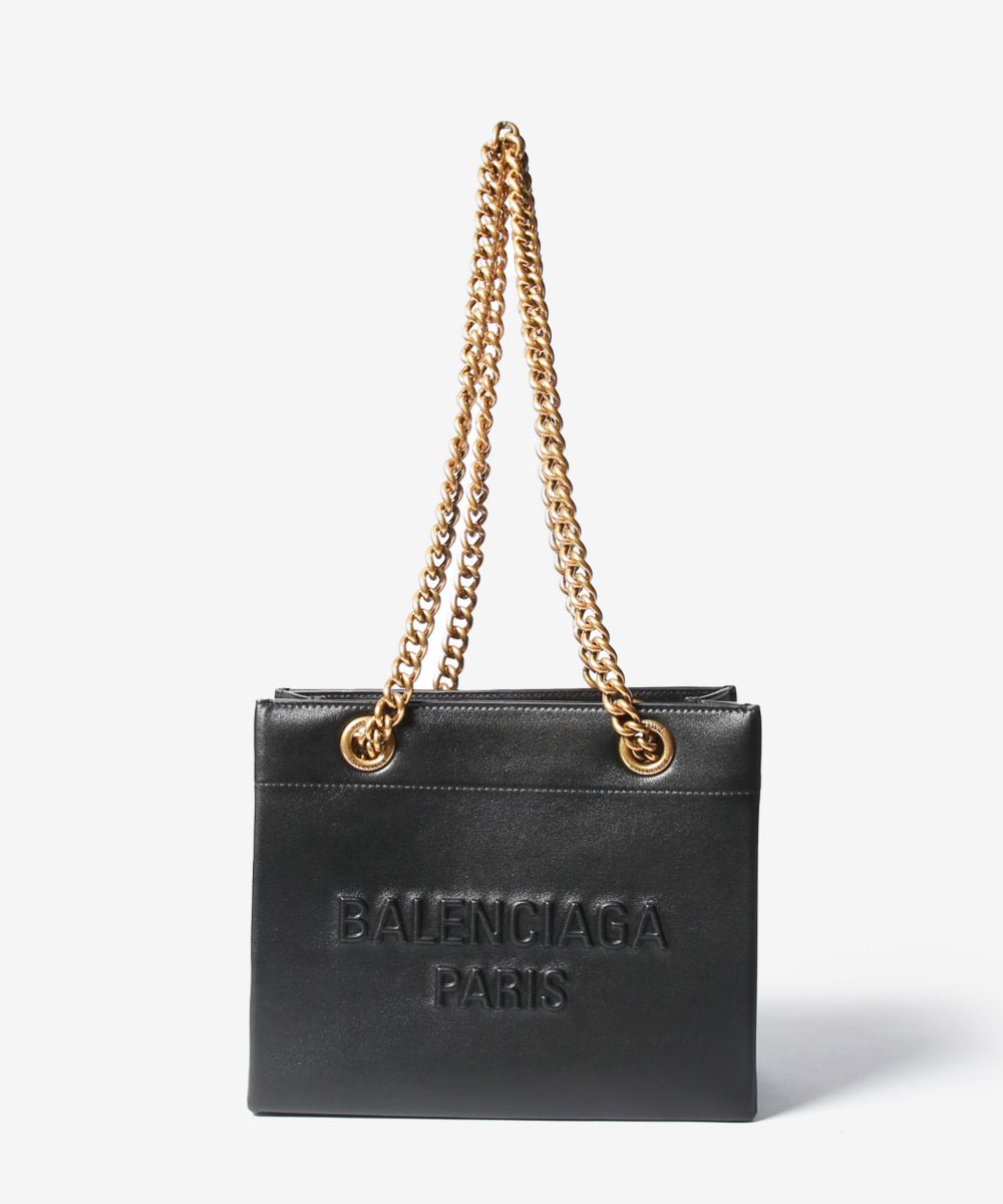バレンシアガ BALENCIAGA 760012 2AAOL トートバッグ レディース バッグ チェーンバッグ ブランドロゴ 通勤 旅行 おしゃれ お出かけ プレゼント ギフト 贈り物 記念 お祝い DUTY FREE TOTE ブラック｜U-STREAM