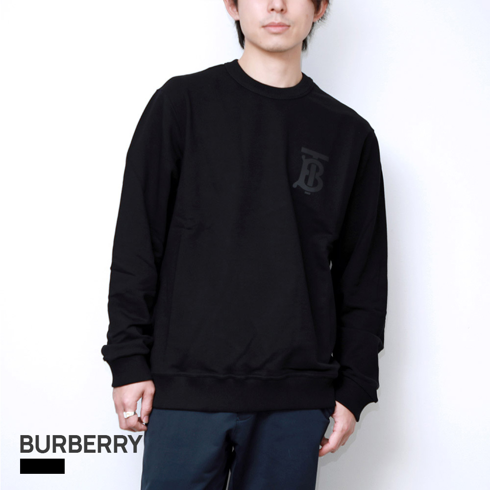 【楽天市場】バーバリー BURBERRY スウェット トレーナー メンズ モノグラムモチーフ コットン ブラック XS/S/M/L