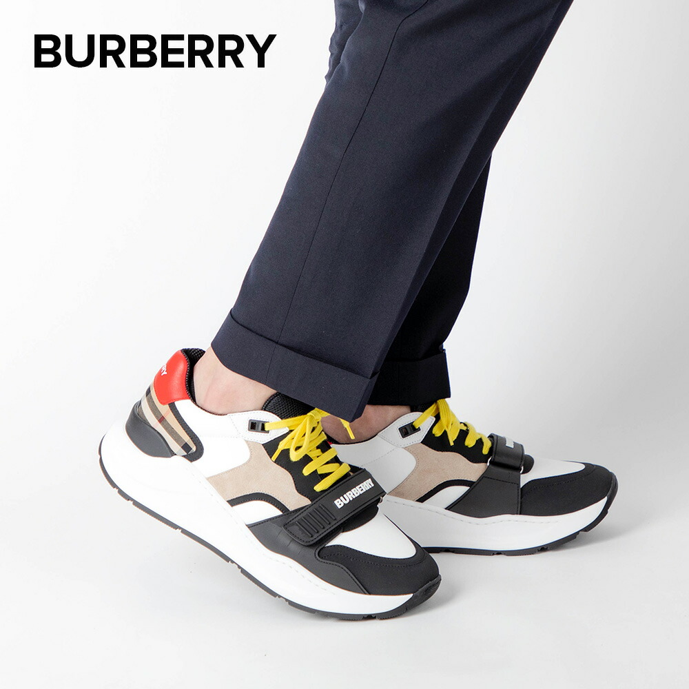新品バーバリー スニーカー メンズ 26.5cm Burberry