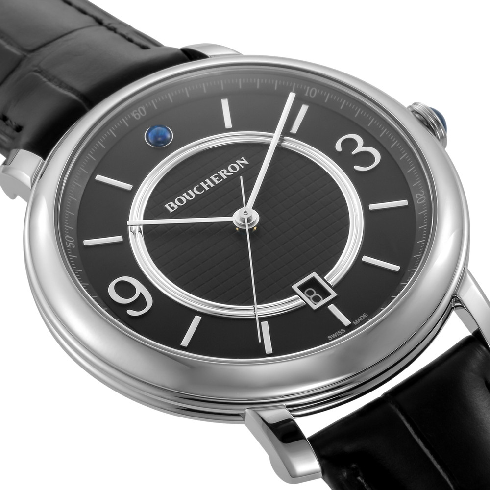 楽天市場 ブシュロン Boucheron エピュール メンズ 時計 腕時計 自動巻 ブラック Wa0214 U Stream