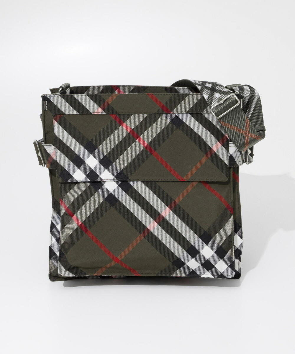 楽天市場】バーバリー トートバッグ BURBERRY ネイビー グレー