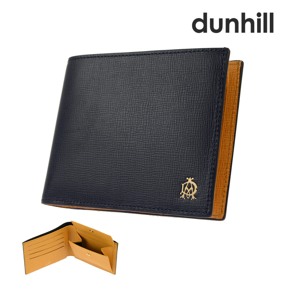 楽天市場 ダンヒル Dunhill 二つ折り財布 メンズ 財布 ウォレット ファッション 小物 ネイビー L2t732n ブランド おしゃれ プレゼント ギフト 誕生日 父の日 Tofluss