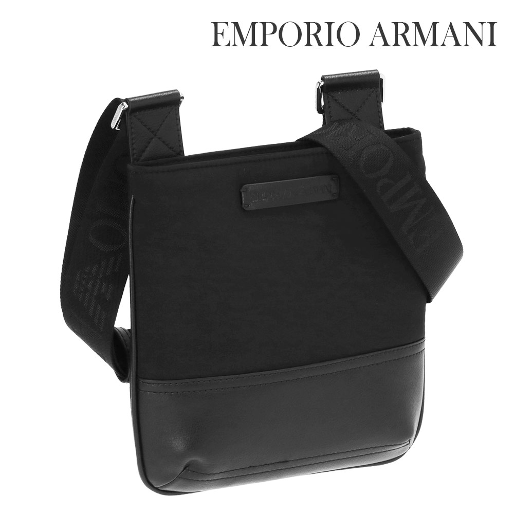 送料無料 エンポリオアルマーニ Emporio Armani ショルダーバッグ メンズ バック 斜め掛け 肩掛け 黒 カジュアル ナイロン 軽量 プレゼント ブラック Y4m234 Yob3e 21年製 新品 Www Gmmontes Es