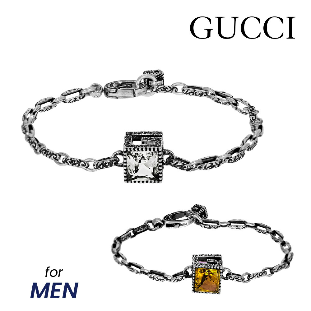 楽天市場 ポイント5倍 5 6 9 59迄 グッチ Gucci ブレスレット メンズ アクセサリー シルバー 5508 J7452 ブランド 在庫一掃 Roost Ae