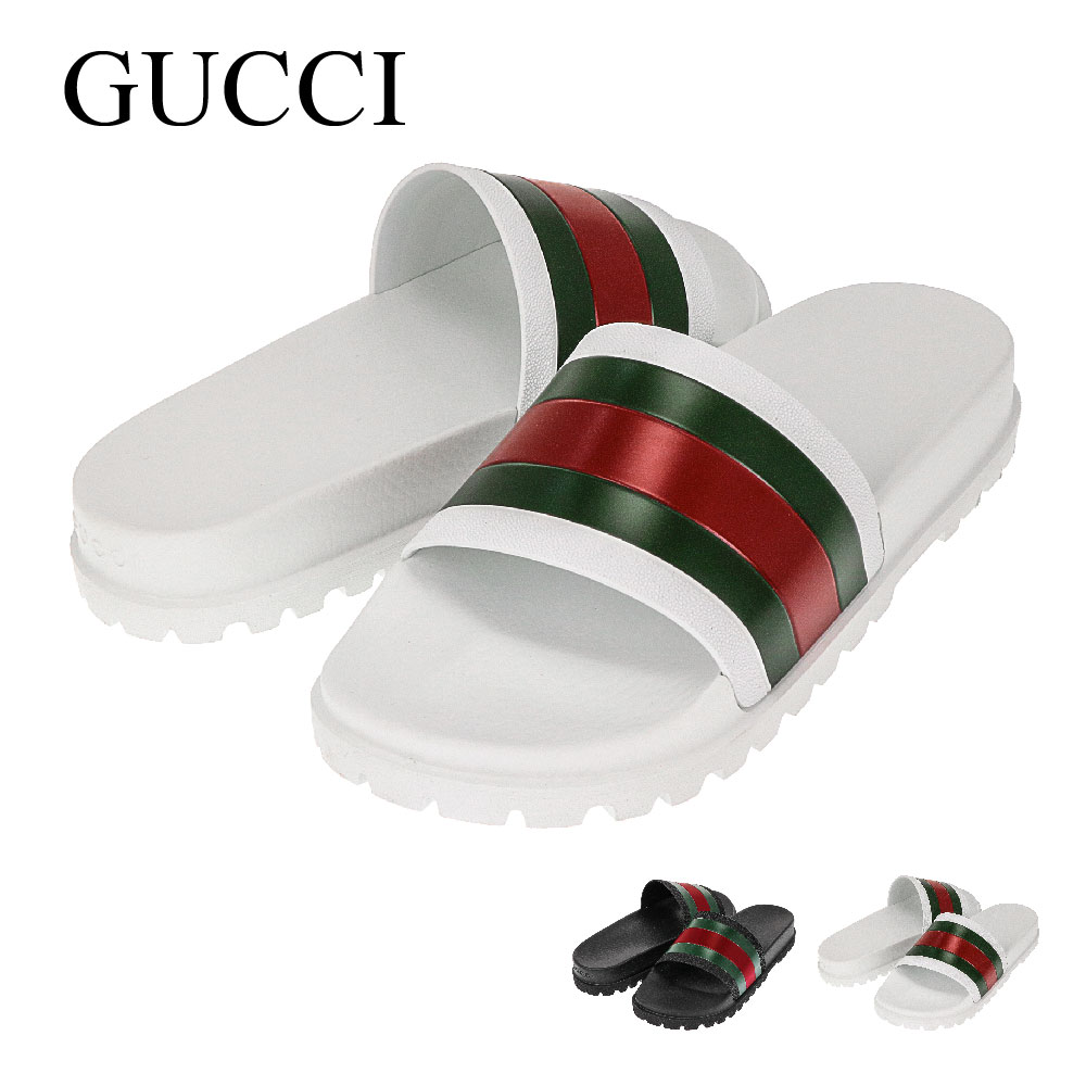 楽天市場 グッチ Gucci サンダル メンズ シューズ Gib10 1098 Gib10 9079 ウェブライン ラグジュアリー ブランド ビーチサンダル シャワーサンダル 25 0cm 28 0cm ブラック ホワイト U Stream