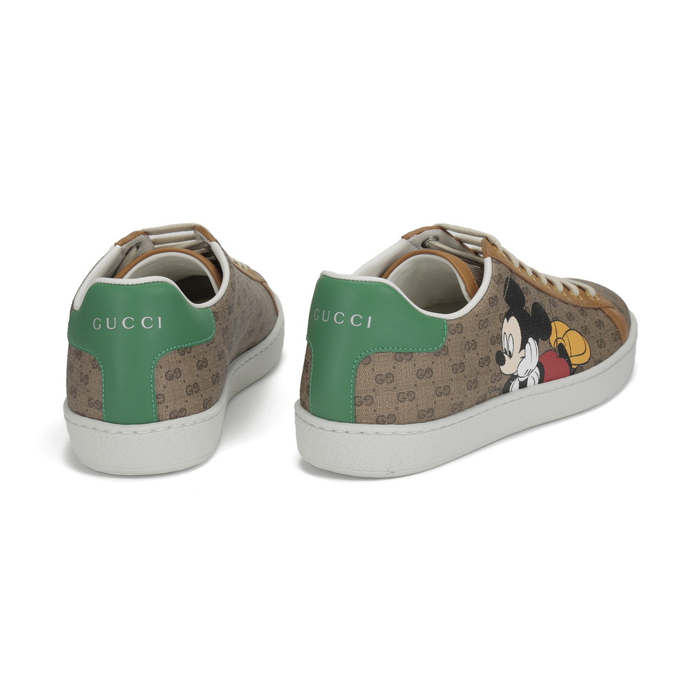 値引きする Ace Gucci グッチ スニーカー カジュアル Gg ブランド ラグジュアリー シューズ レディース ミッキーマウス コラボ ディズニー スニーカー