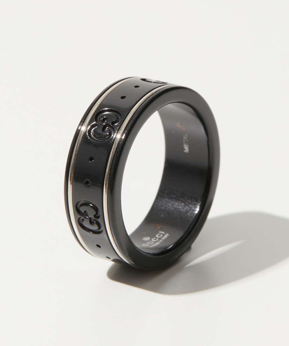 楽天市場】グッチ GUCCI リング 指輪 メンズ レディース ブラック