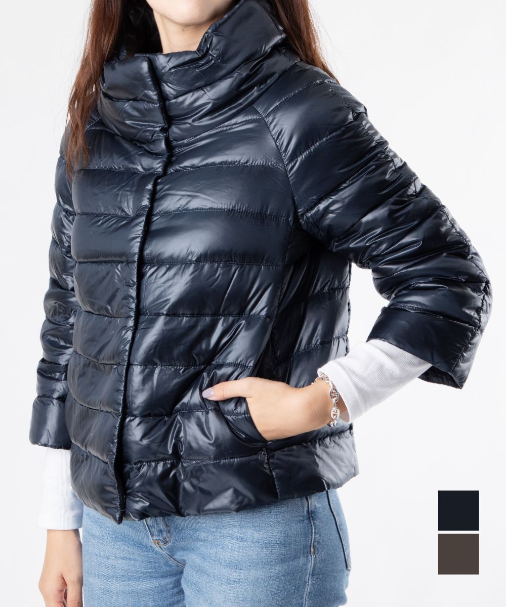 楽天市場】ヘルノ ダウンジャケット コート ケープ グレー レディース