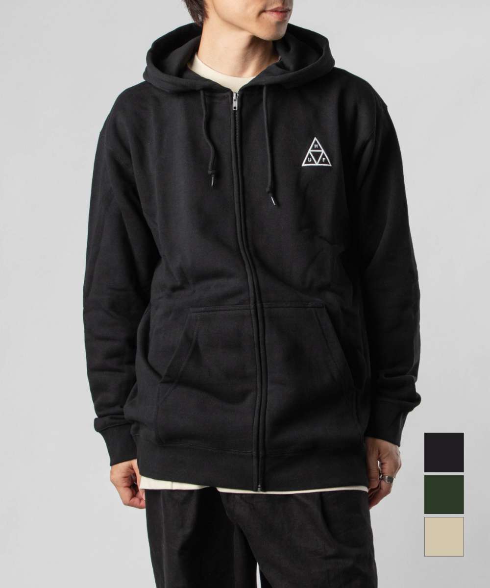 楽天市場】ハフ HUF ジップ パーカー グレー SKATE スケート