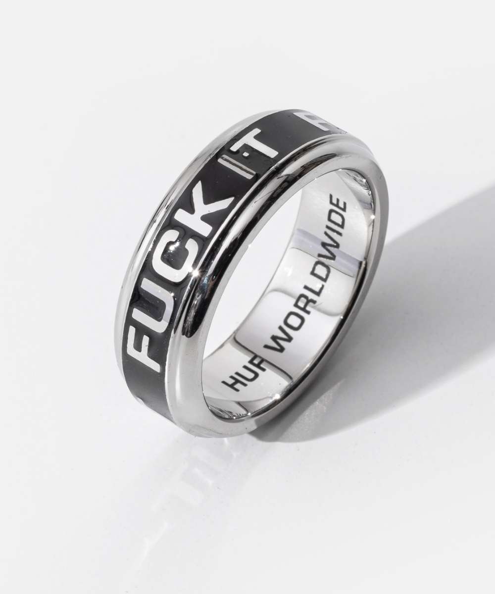 ハフ HUF MONO RING モノ リング AC01117 リング メンズ レディース アクセサリー シルバー
