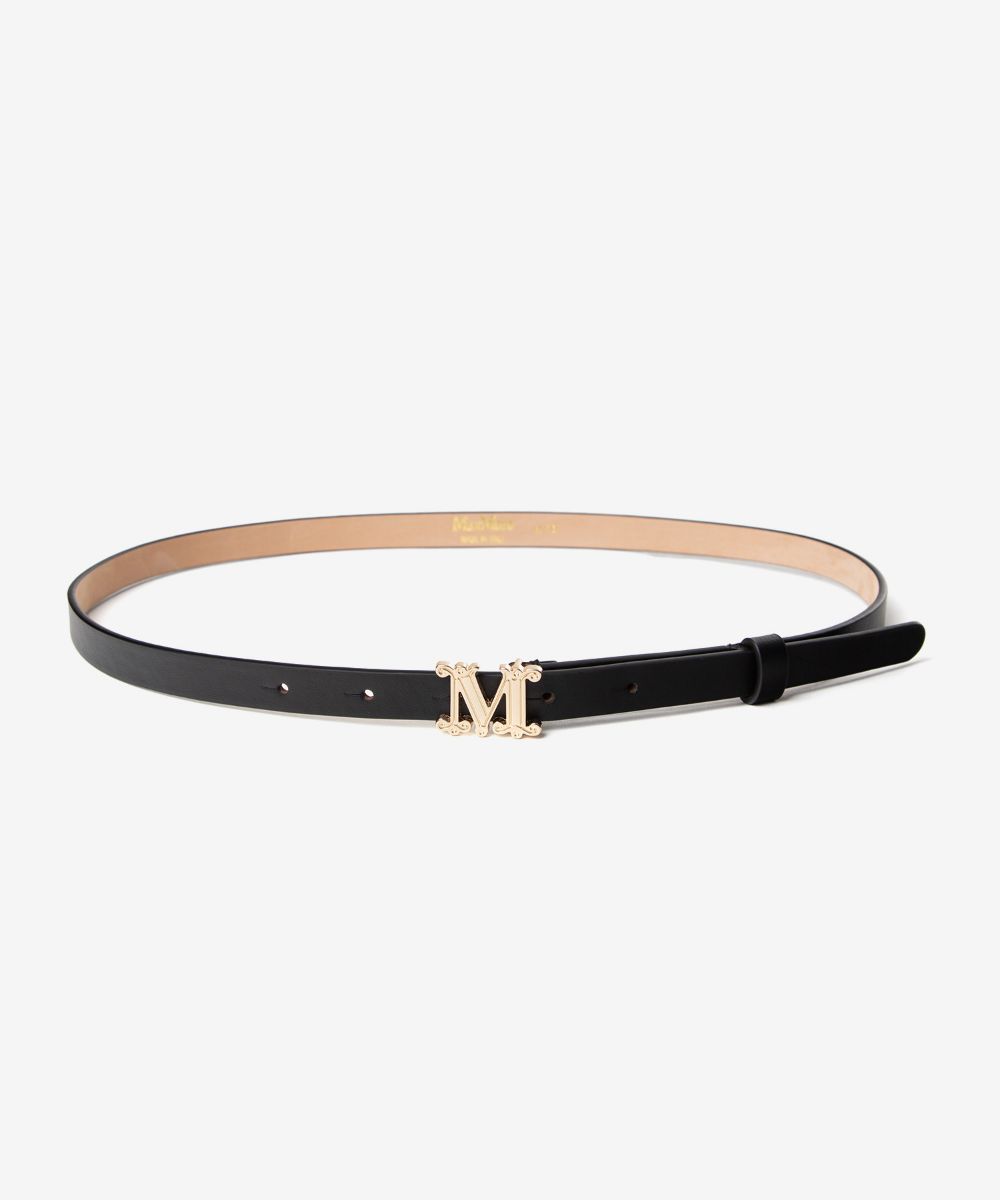 MaxMara マックスマーラ Otre スムースレザーベルト メタルロゴ Max Mara MAX MARA マックスマーラ ベルト M CLASSIC 40