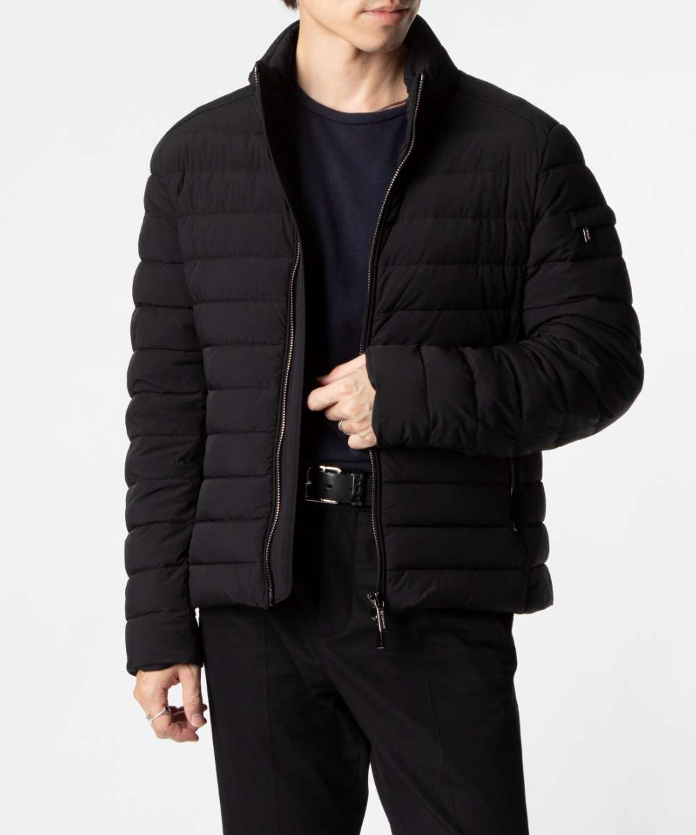 楽天市場】ムーレー ダウン メンズ 撥水 ストレッチナイロン スタンド