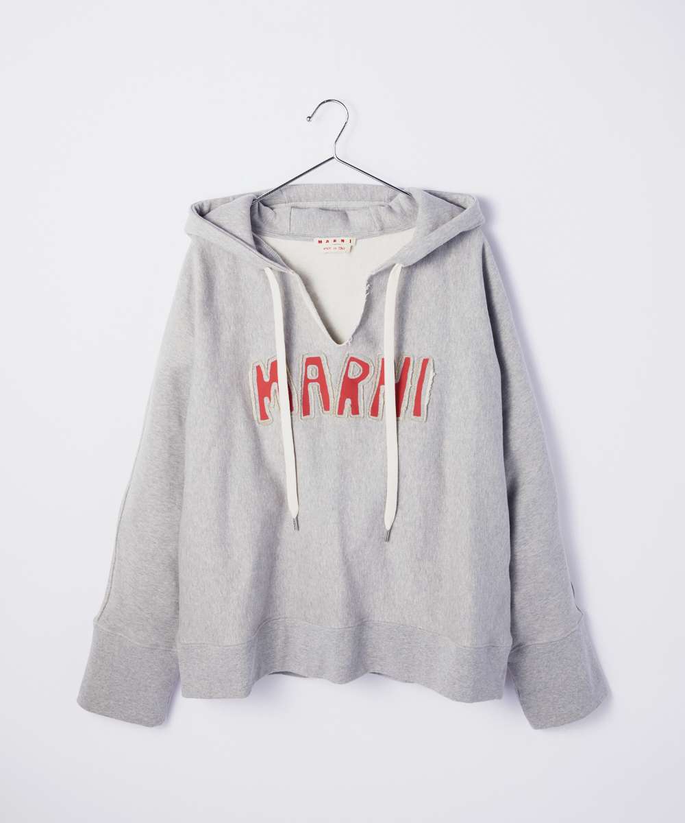 【新品・52サイズ・イタリア製】MARNI・BIGシルエットレイヤード風パーカー 楽天市場】MARNI マルニ Logo Hoodie フーディ プルオーバー