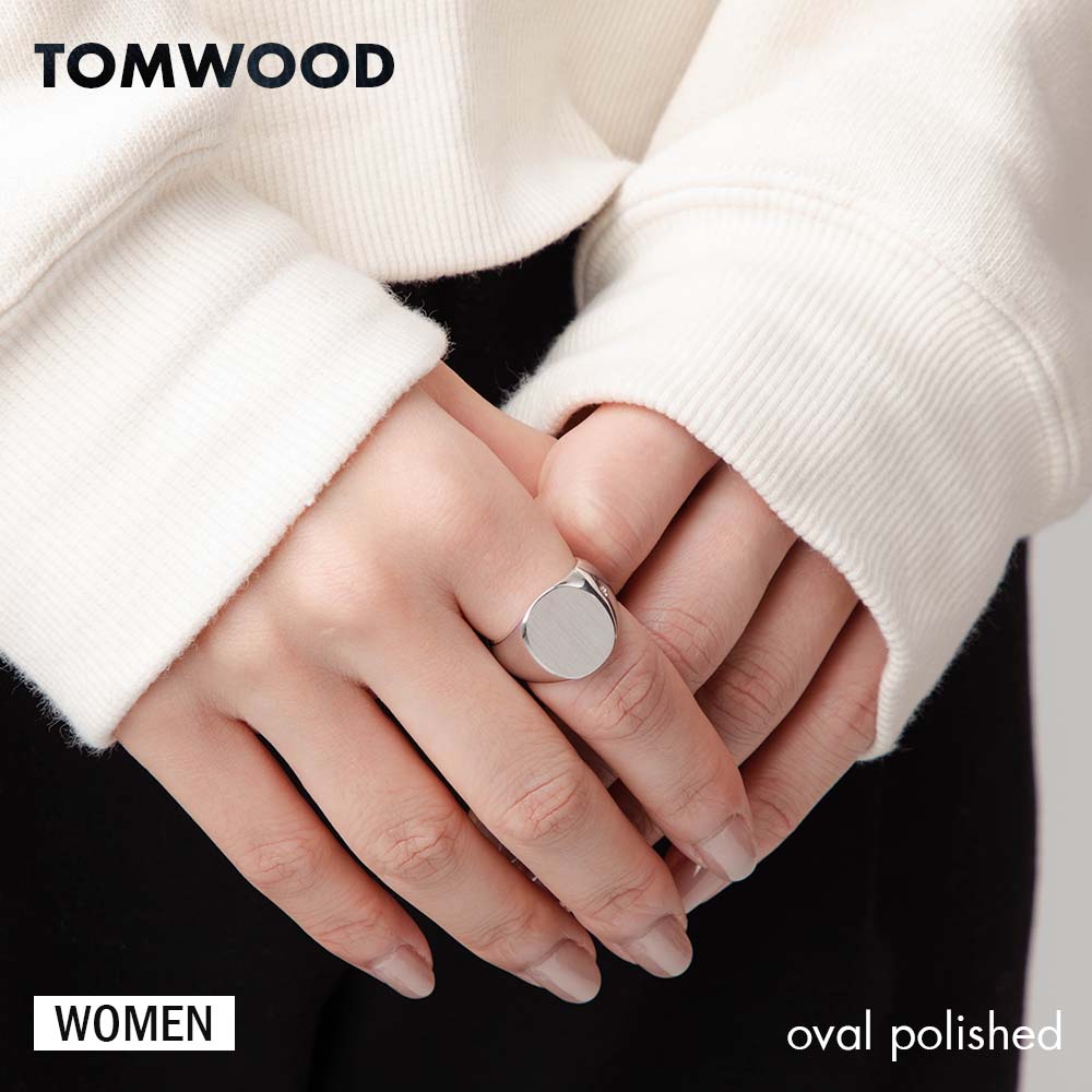 TOMWOOD RINGトムウッド リング OVAL POLISHED | www.elektroepiliacija.lt