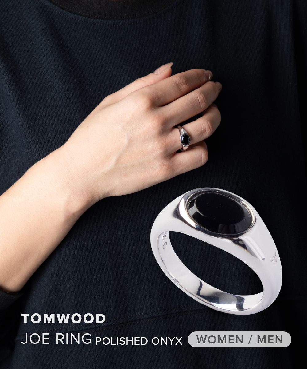 トムウッド TOM WOOD JOE RING POLISHED ONYX ジョー ポリッシュ オニキス 101274 リング 指輪 レディース メンズ ユニセックス アクセサリー