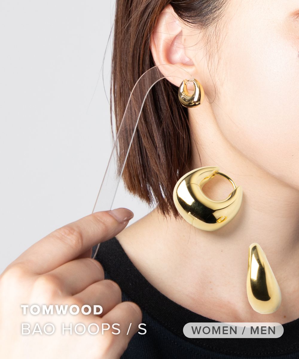 楽天市場】TOMWOOD トムウッド ピアス Square Hoops Small Gold