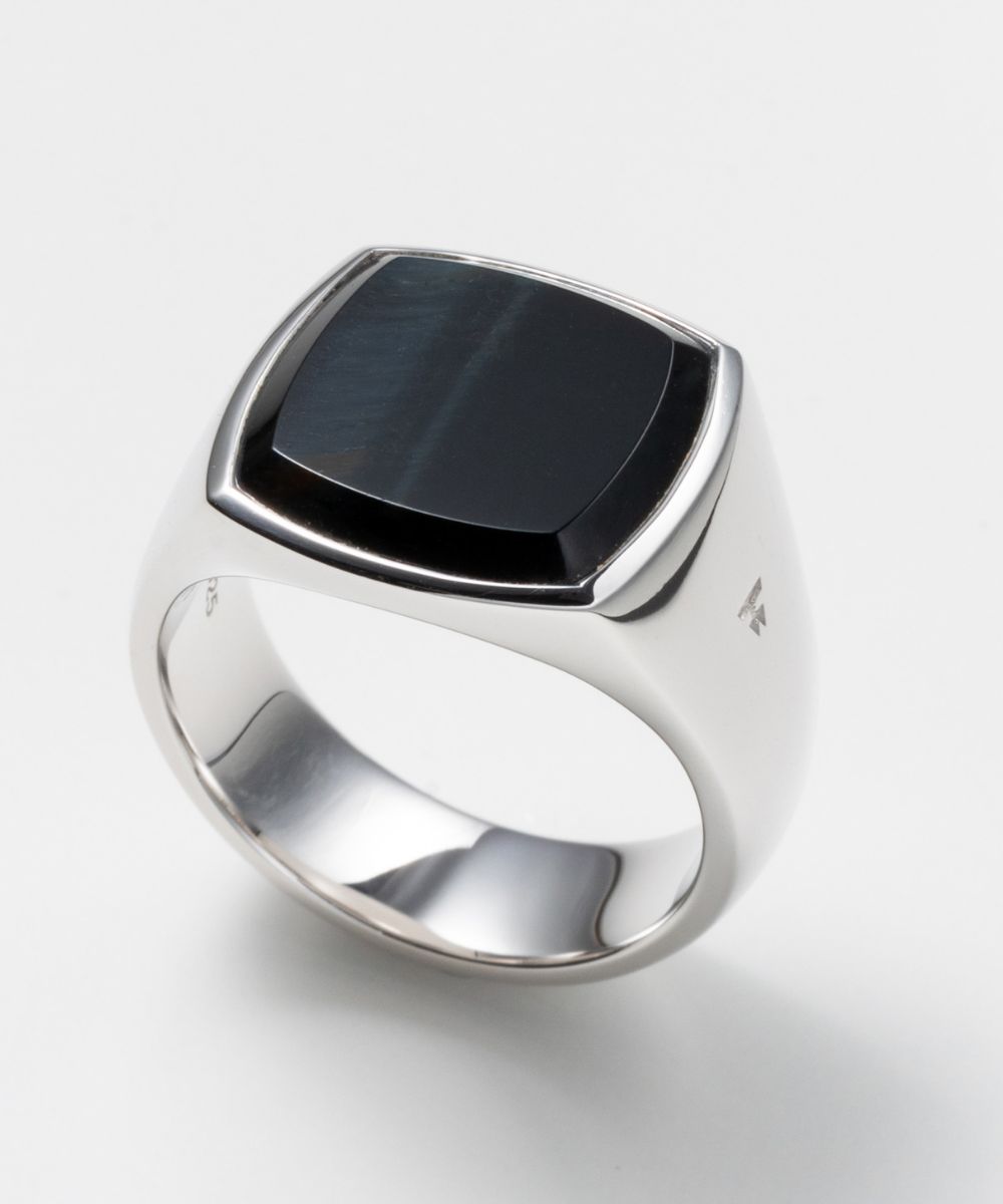 62 21号 新品 トムウッド アイビー リング IVY シルバー シグネット TOM WOOD TOMWOOD トムウッド リング メンズ Ivy Ring Satin